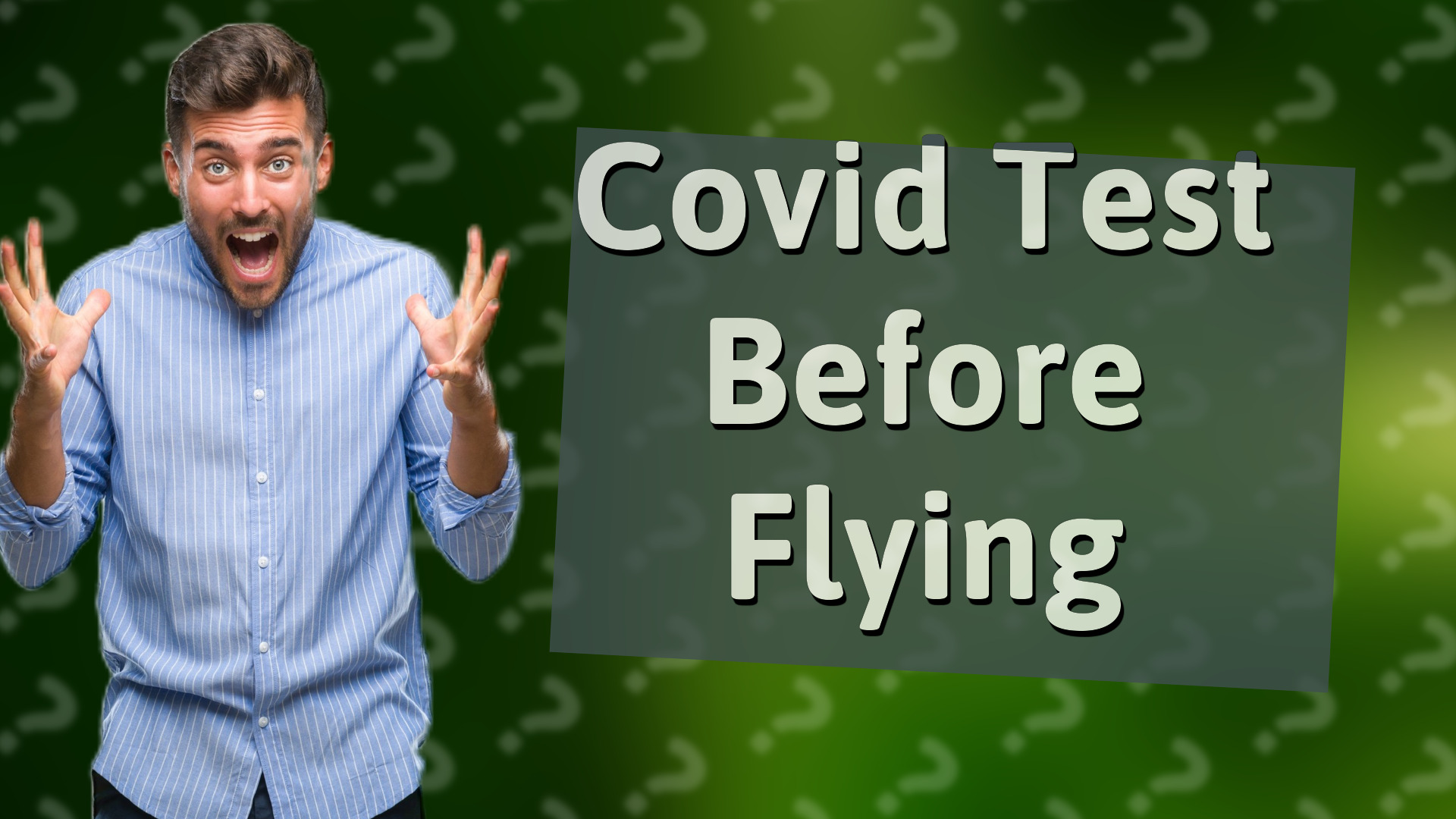 Covid Test Before Flying