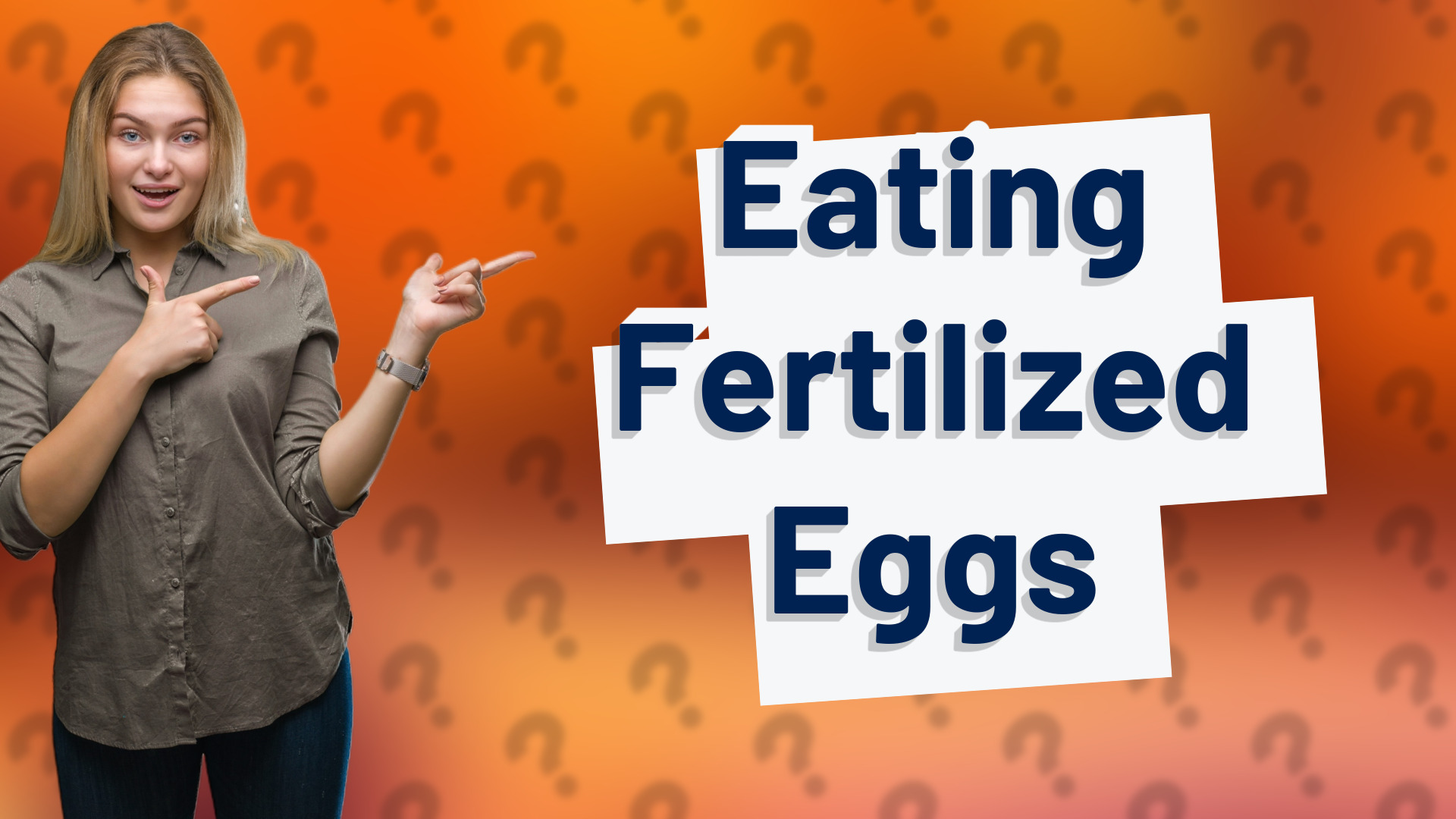 Eating Fertilized Eggs