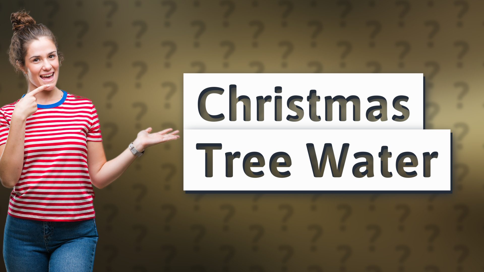 Christmas Tree Water