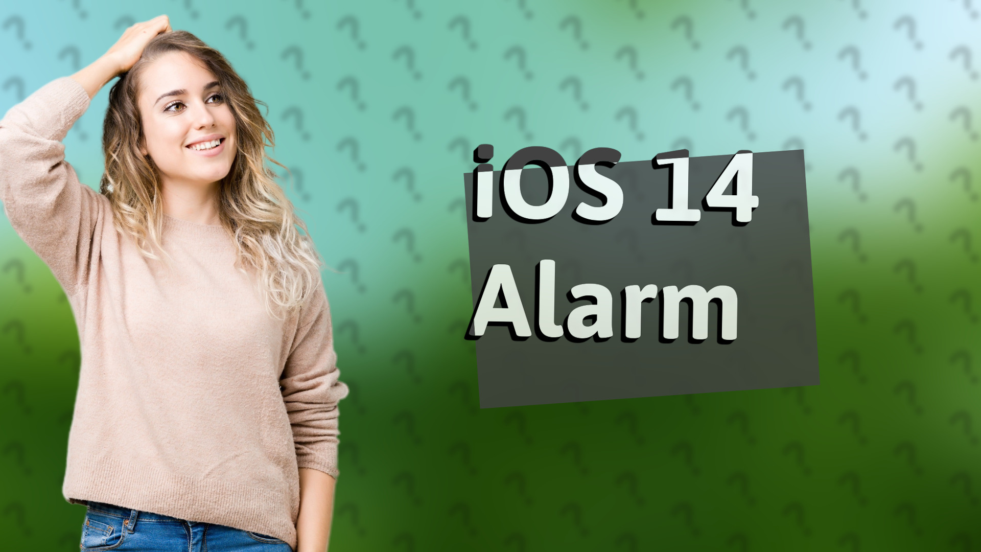 iOS 14 Alarm