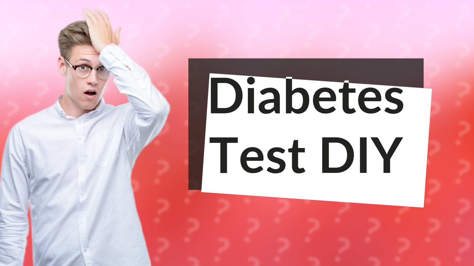 Diabetes Test DIY