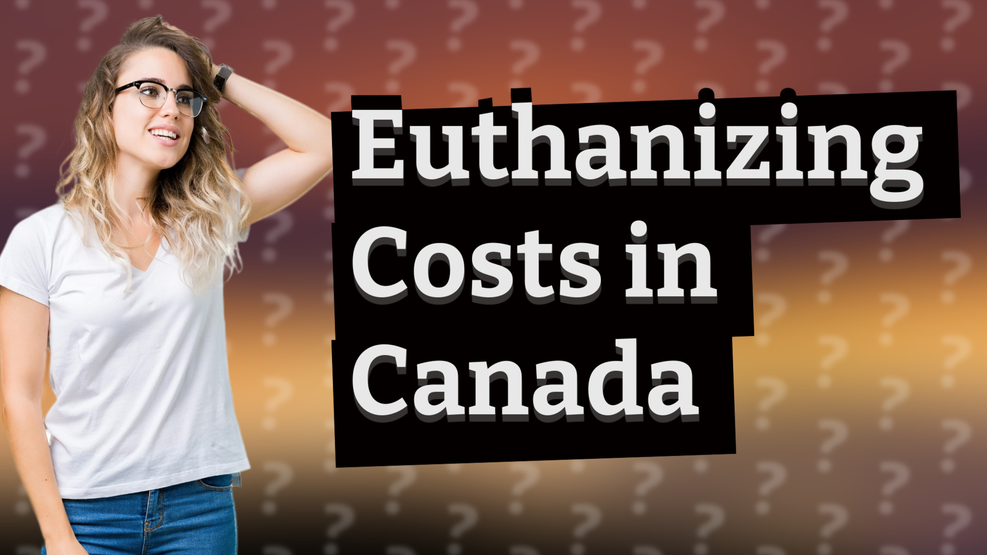 Euthanizing Costs in Canada
