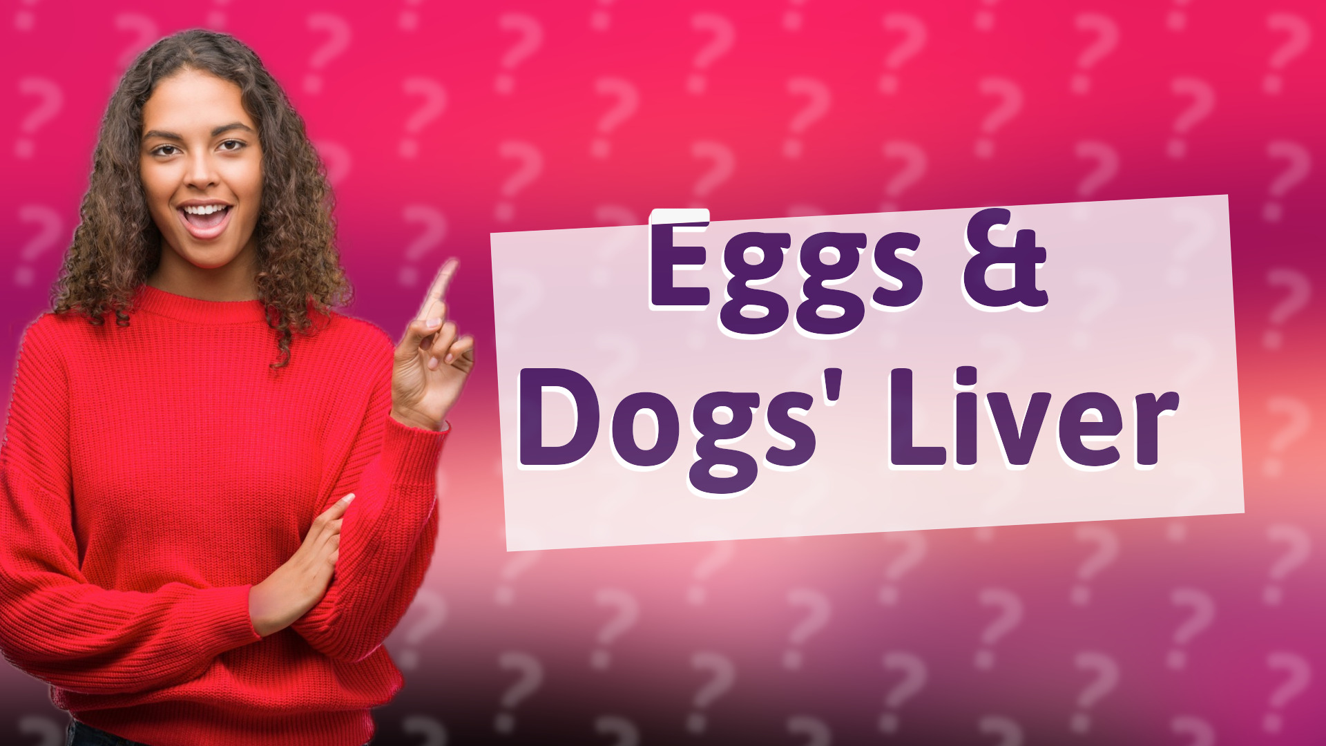 Eggs & Dogs' Liver
