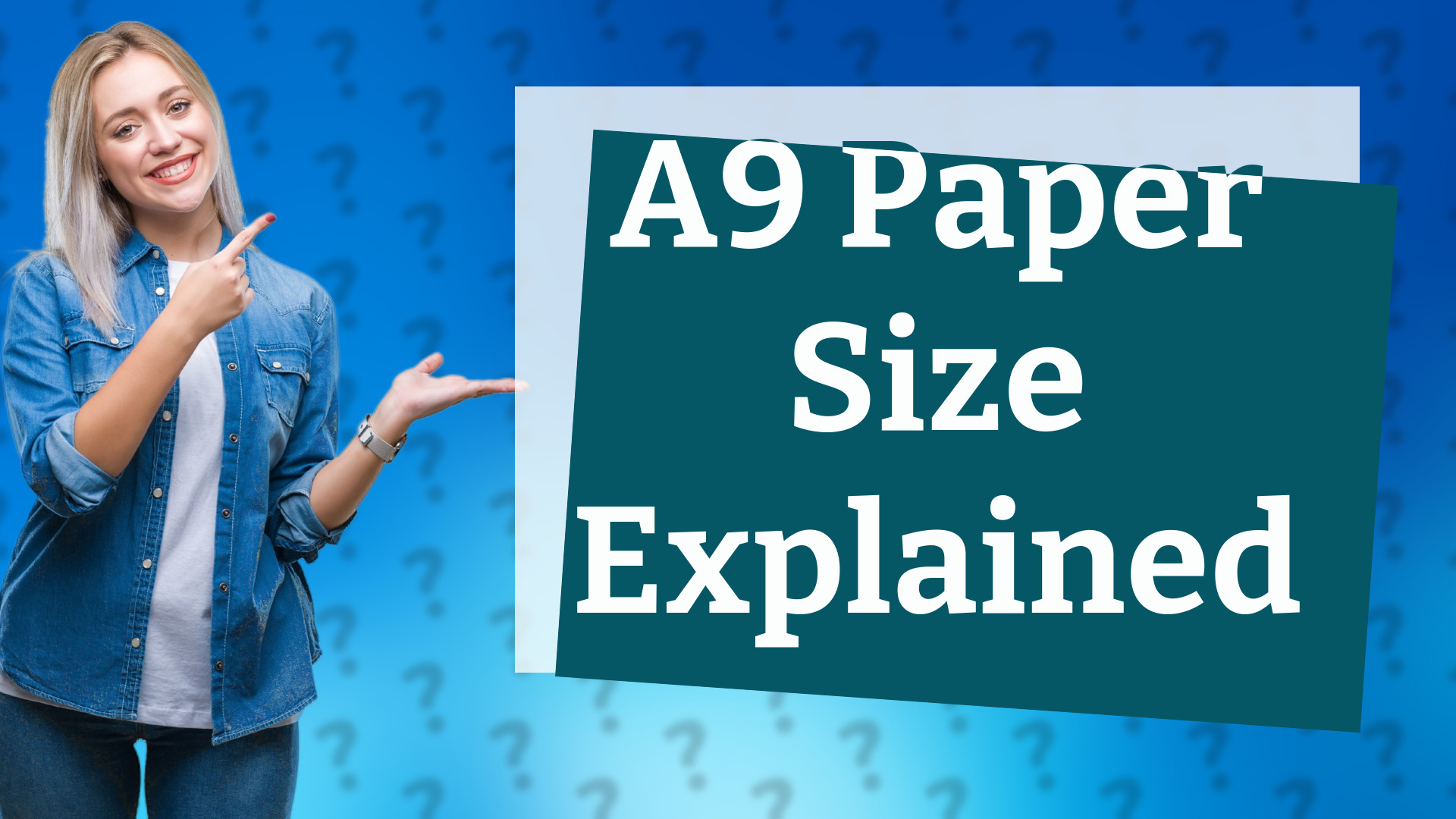 A9 Paper Size Explained