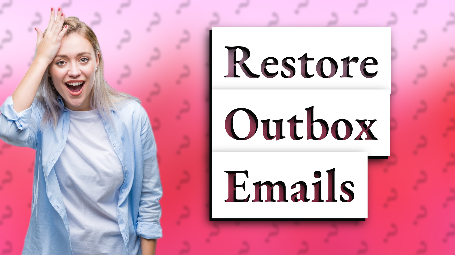Restore Outbox Emails