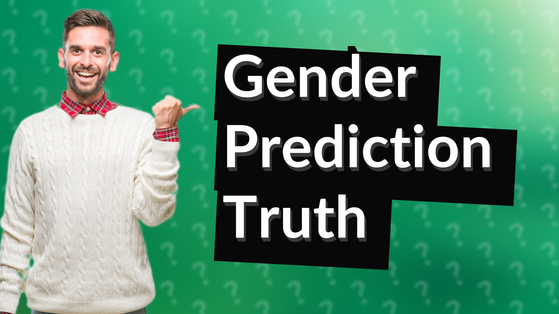 Gender Prediction Truth