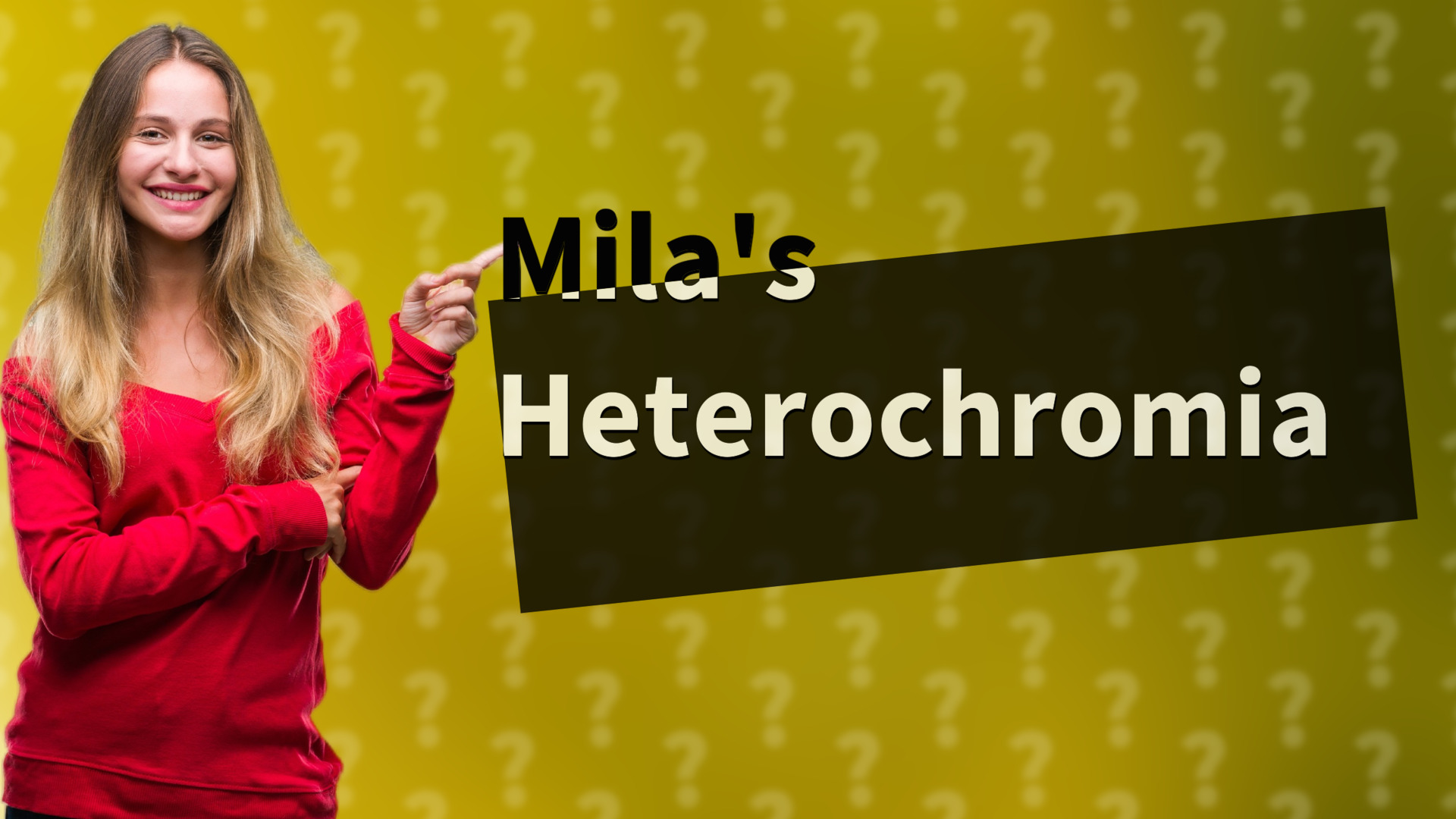 Mila's Heterochromia