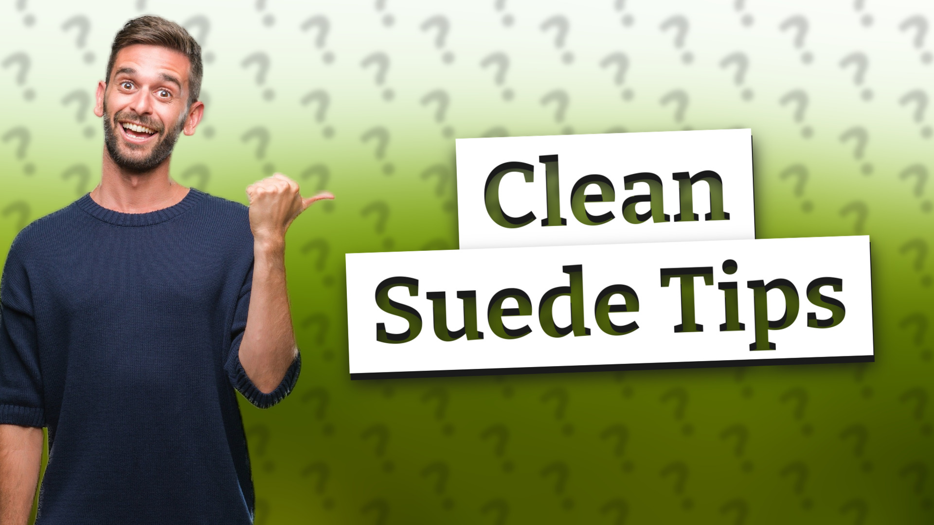 Clean Suede Tips
