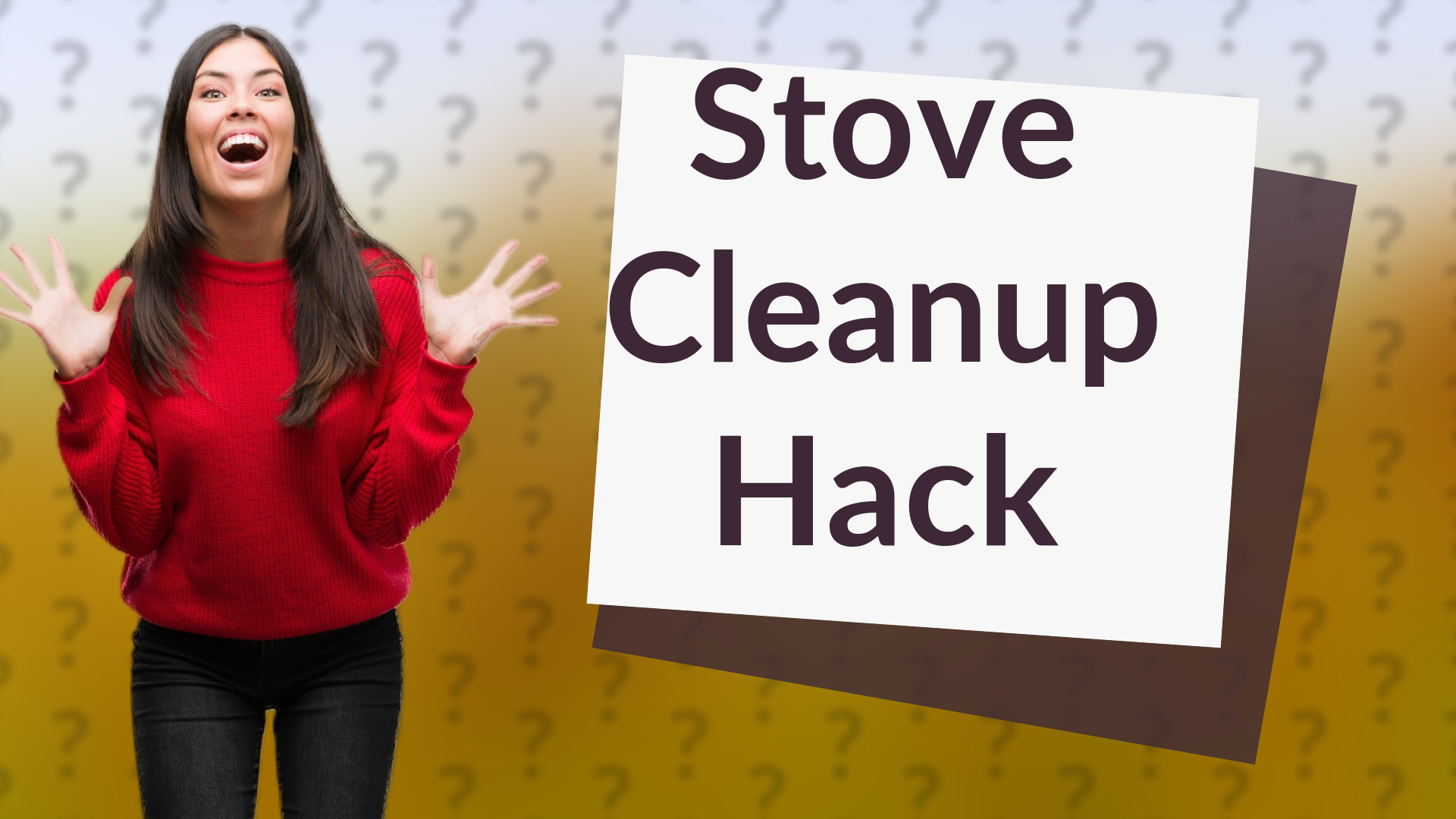 Stove Cleanup Hack