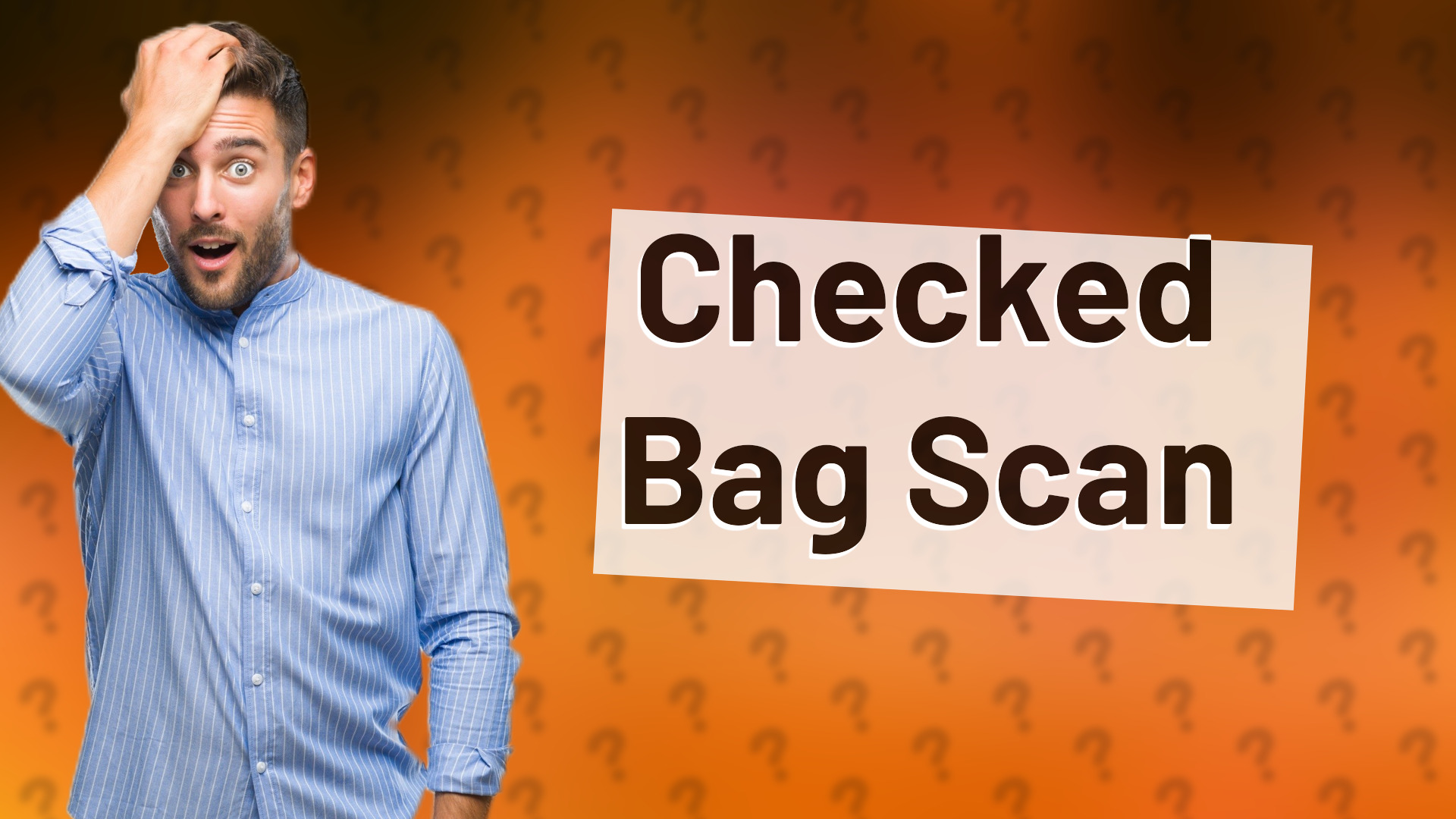 Checked Bag Scan