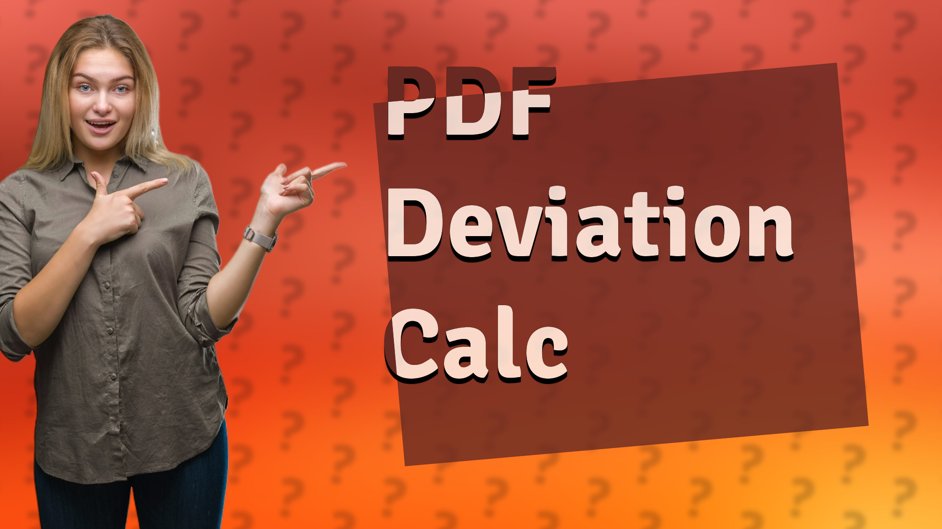PDF Deviation Calc