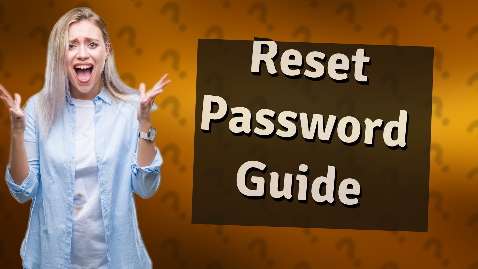 Reset Password Guide