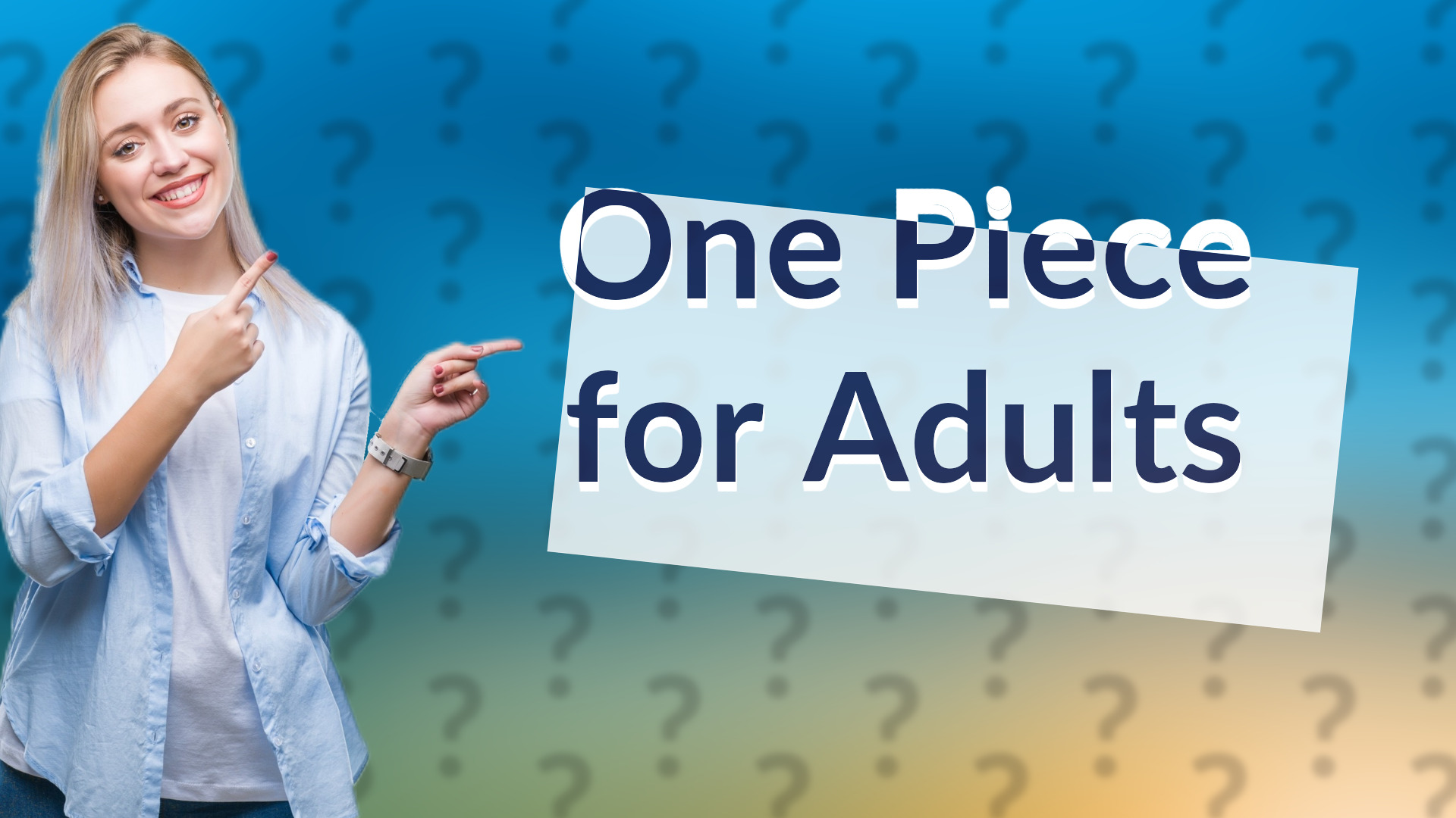 One Piece for Adults