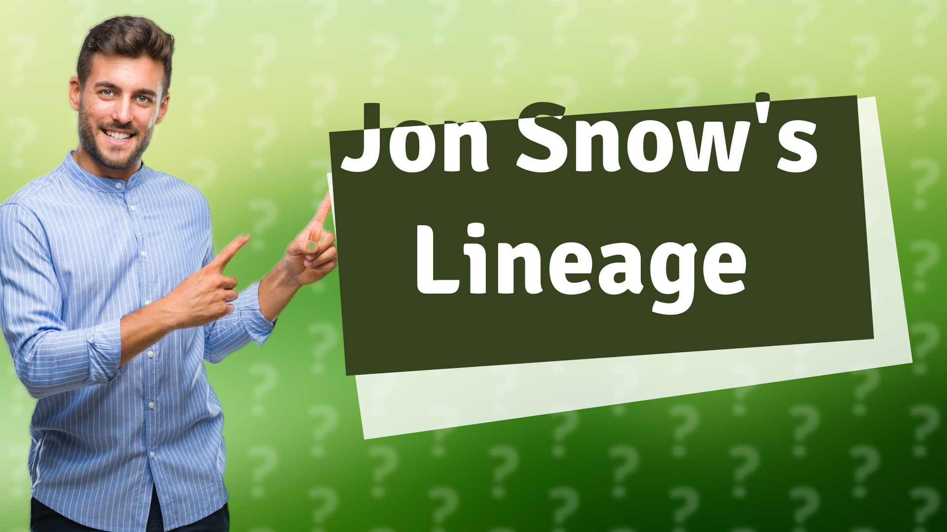 Jon Snow's Lineage
