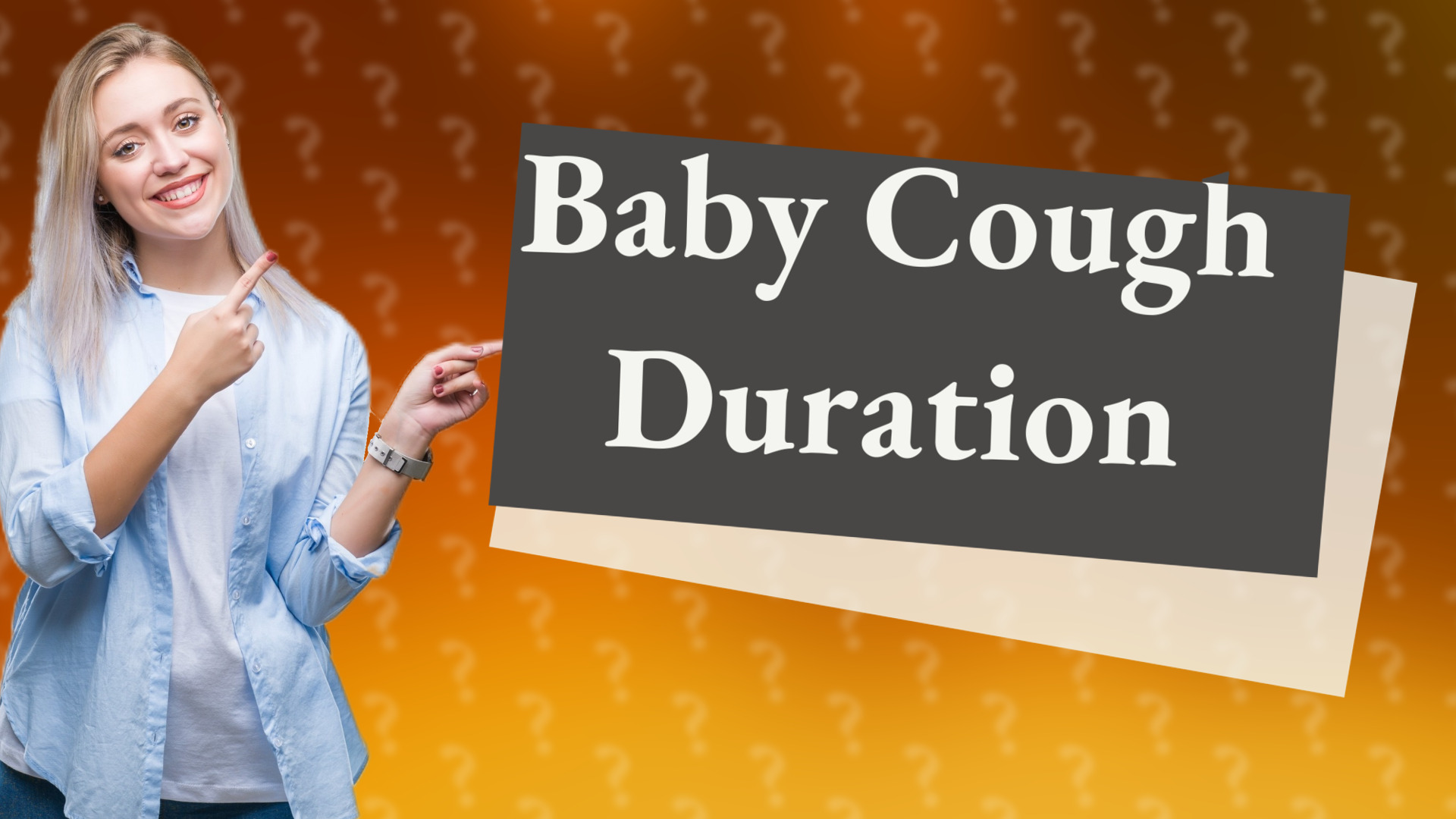 Baby Cough Duration