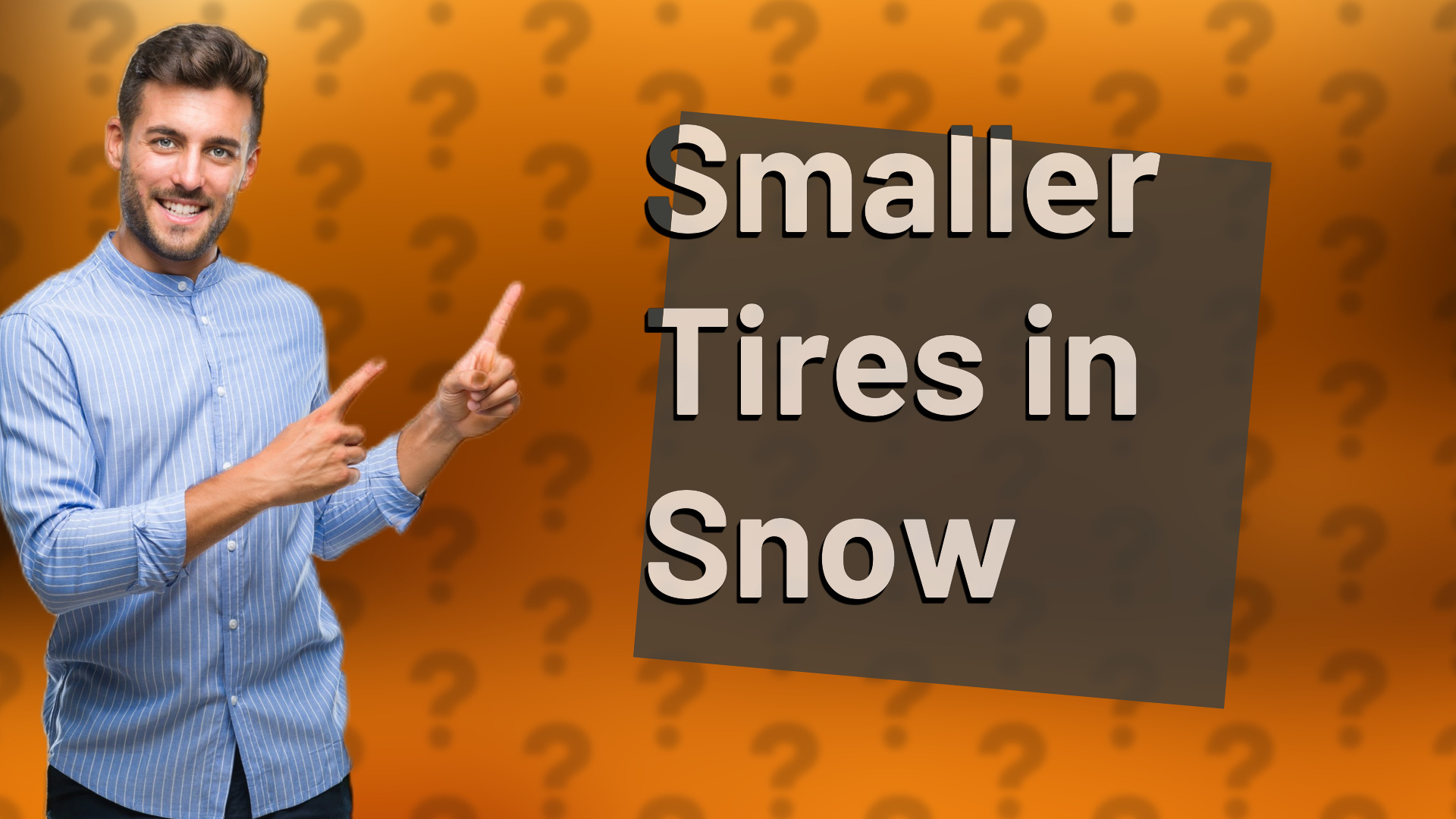 Smaller Tires in Snow