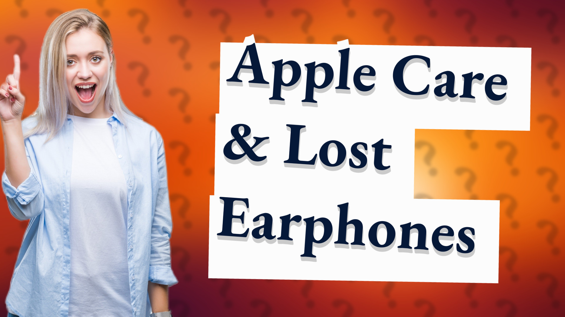 Apple Care & Lost Earphones