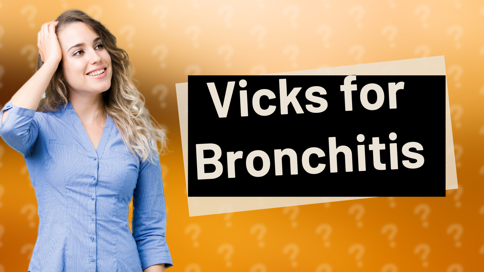 Vicks for Bronchitis