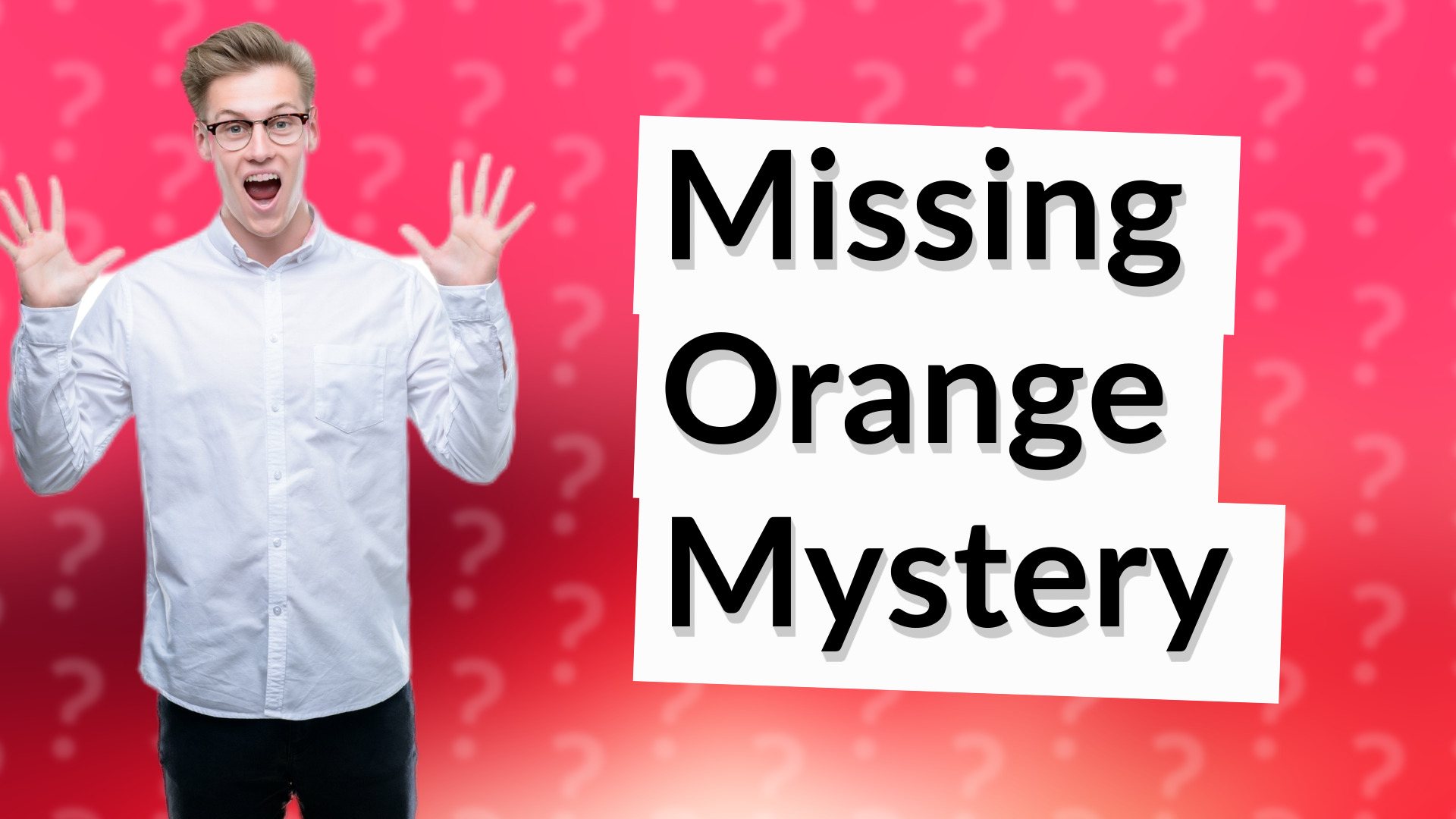Missing Orange Mystery