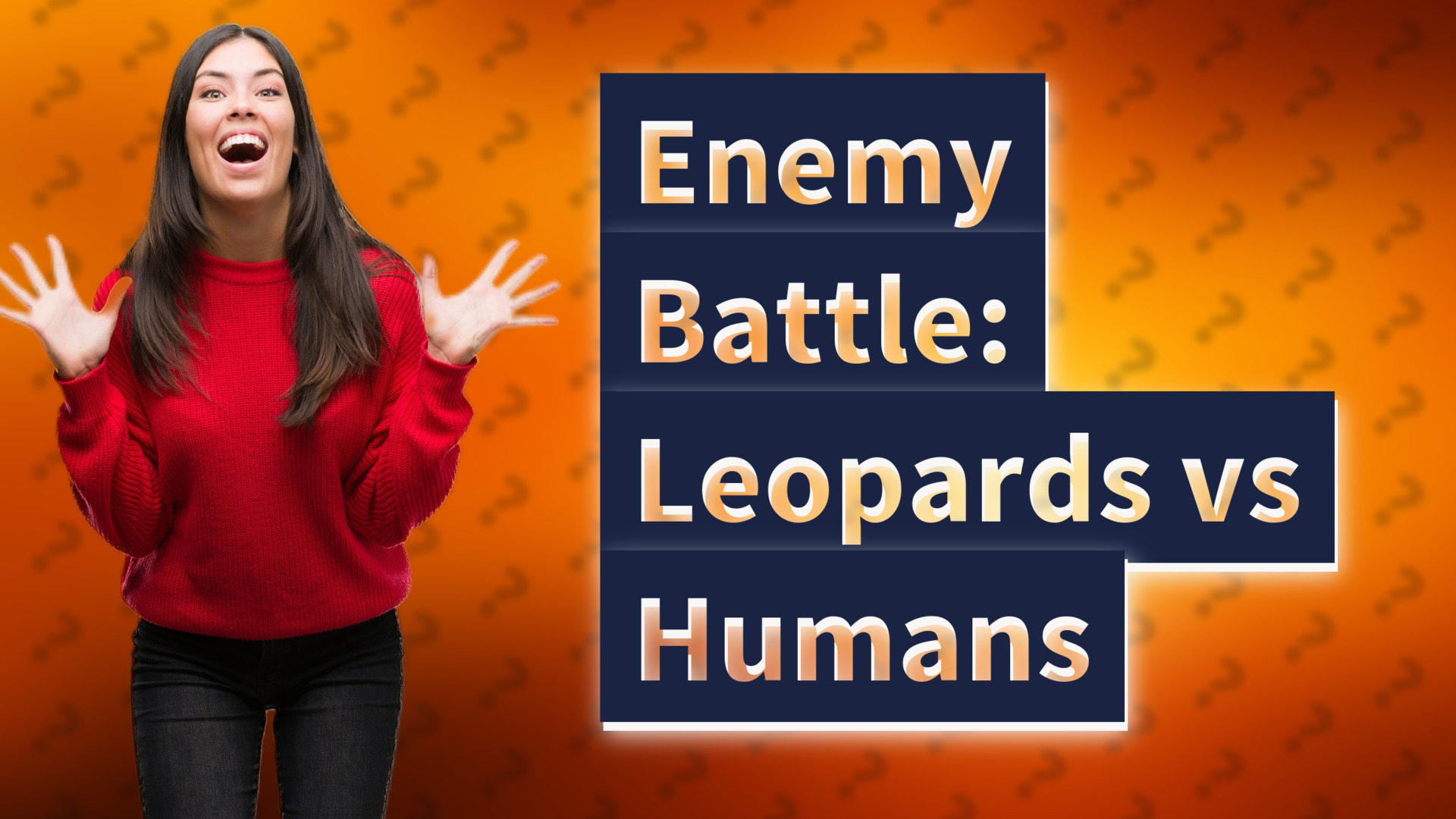 Enemy Battle: Leopards vs Humans