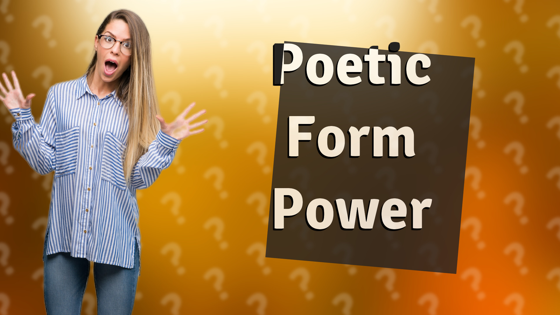 Poetic Form Power