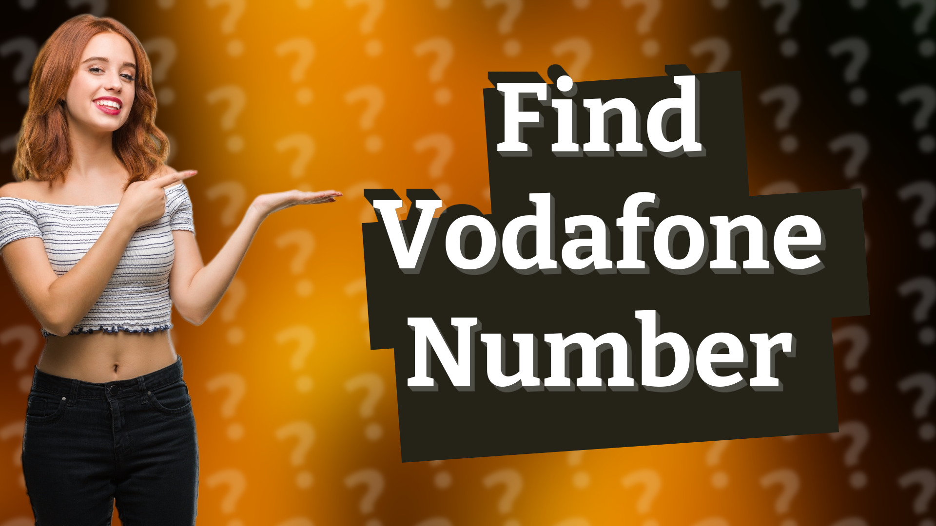 Find Vodafone Number