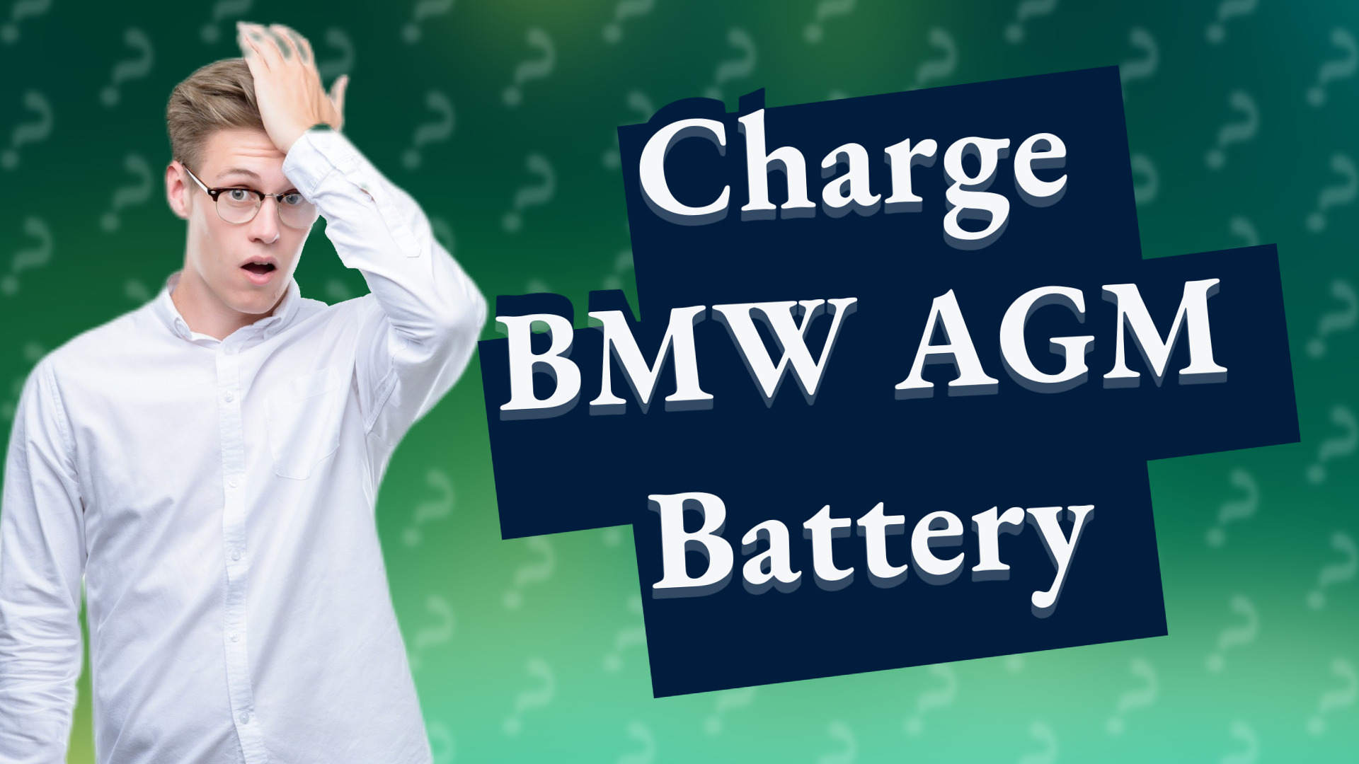 Charge BMW AGM Battery