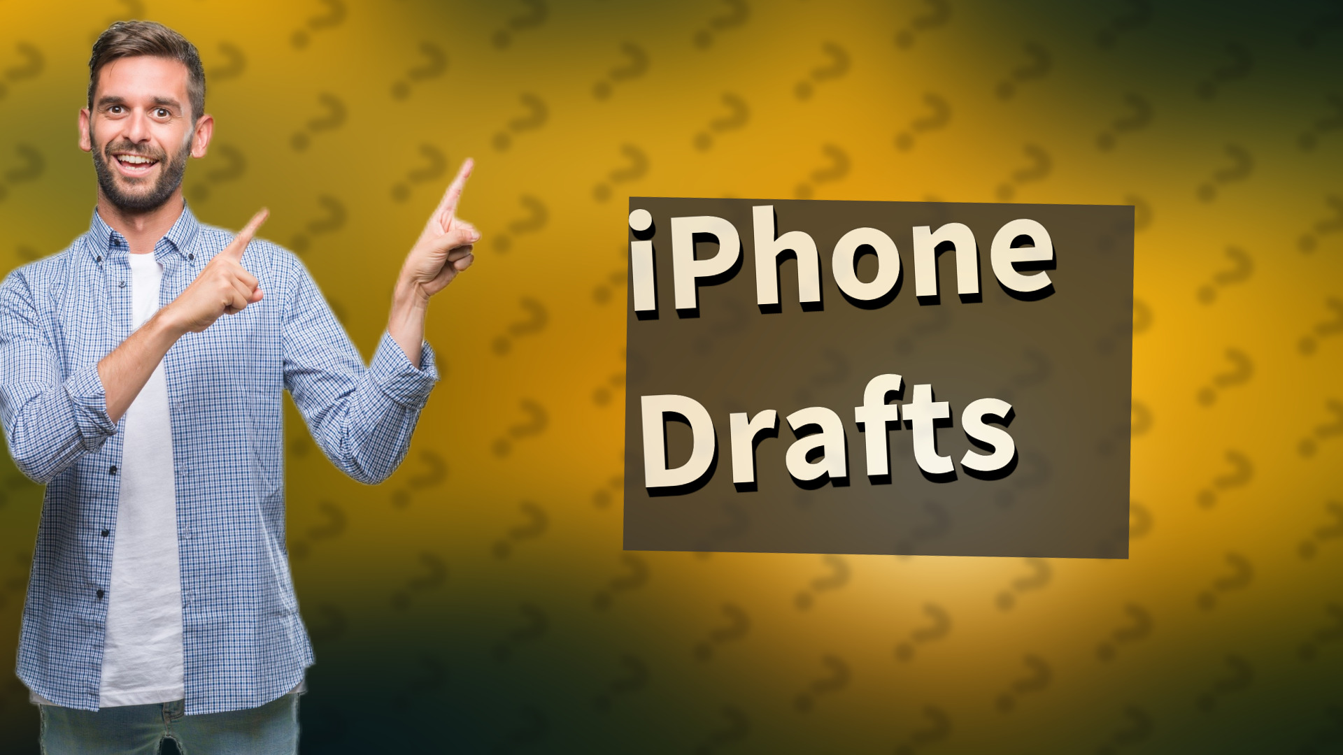 iPhone Drafts