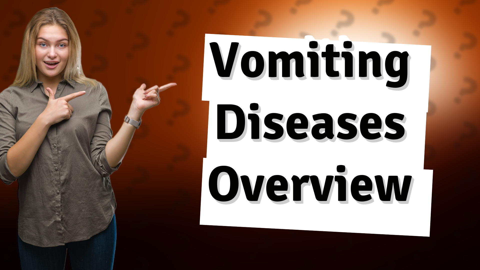 Vomiting Diseases Overview
