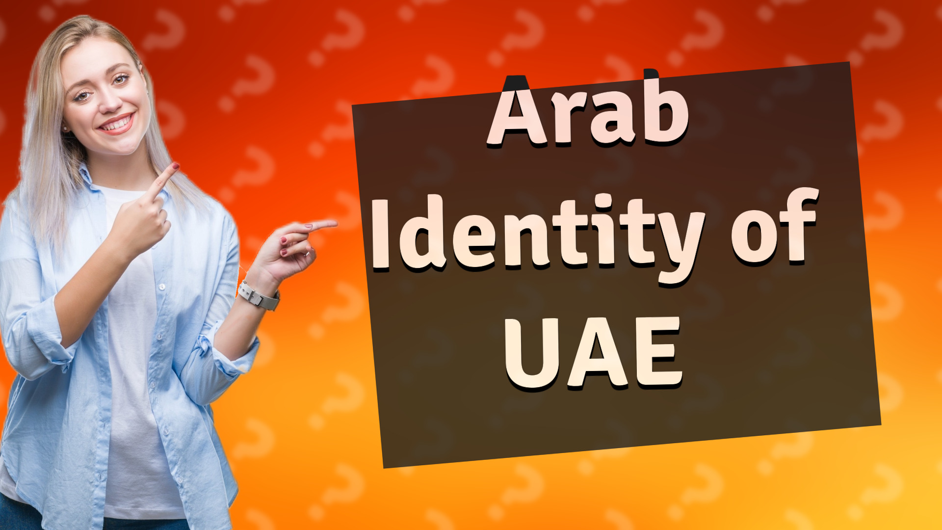 Arab Identity of UAE