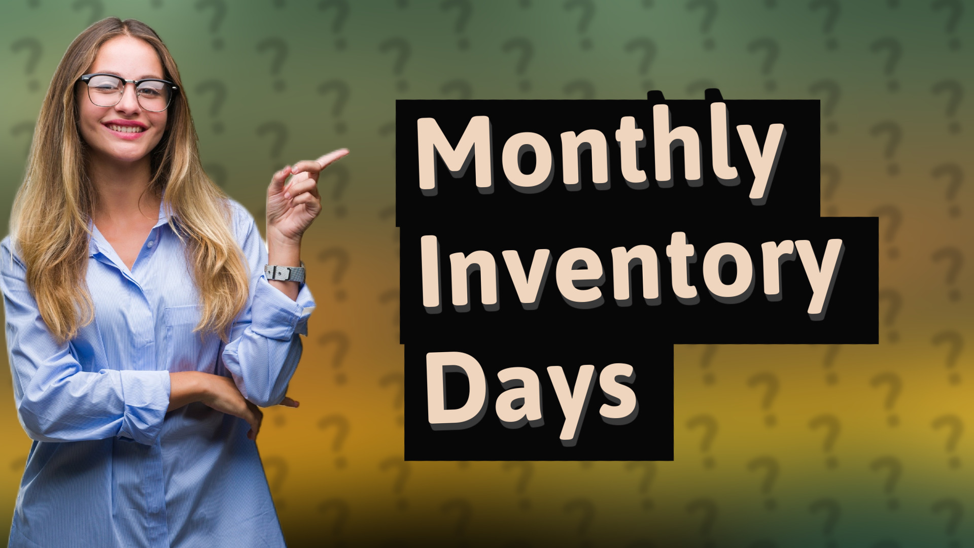 Monthly Inventory Days