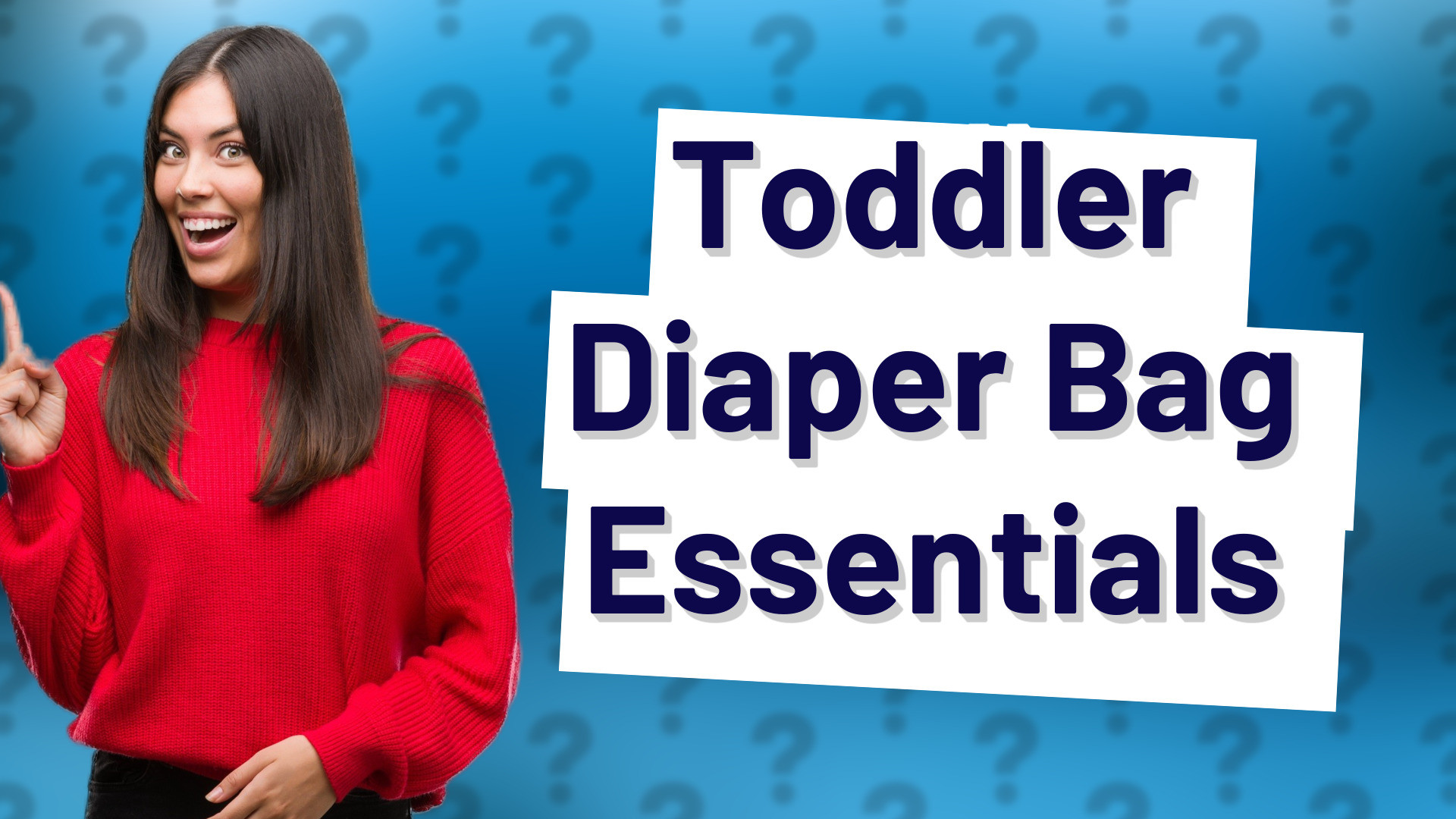 Toddler Diaper Bag Essentials