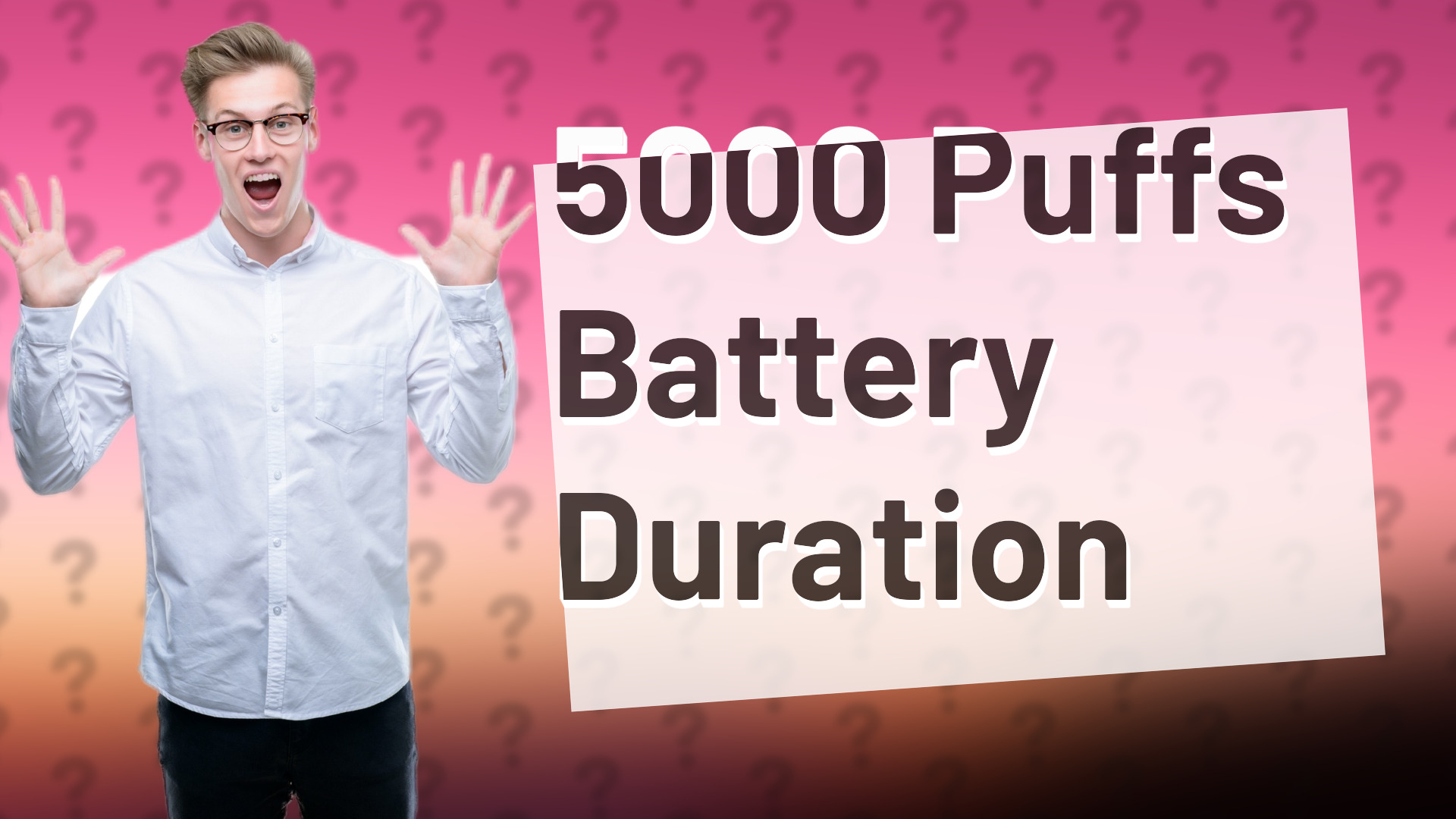 5000 Puffs Battery Duration