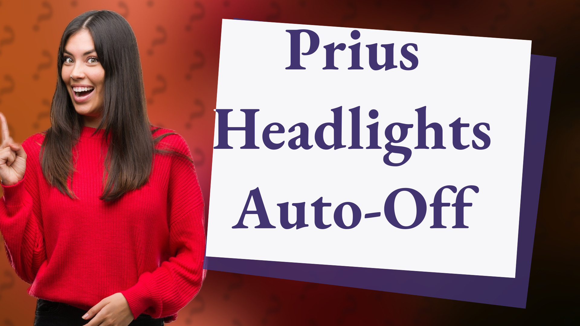 Prius Headlights Auto-Off