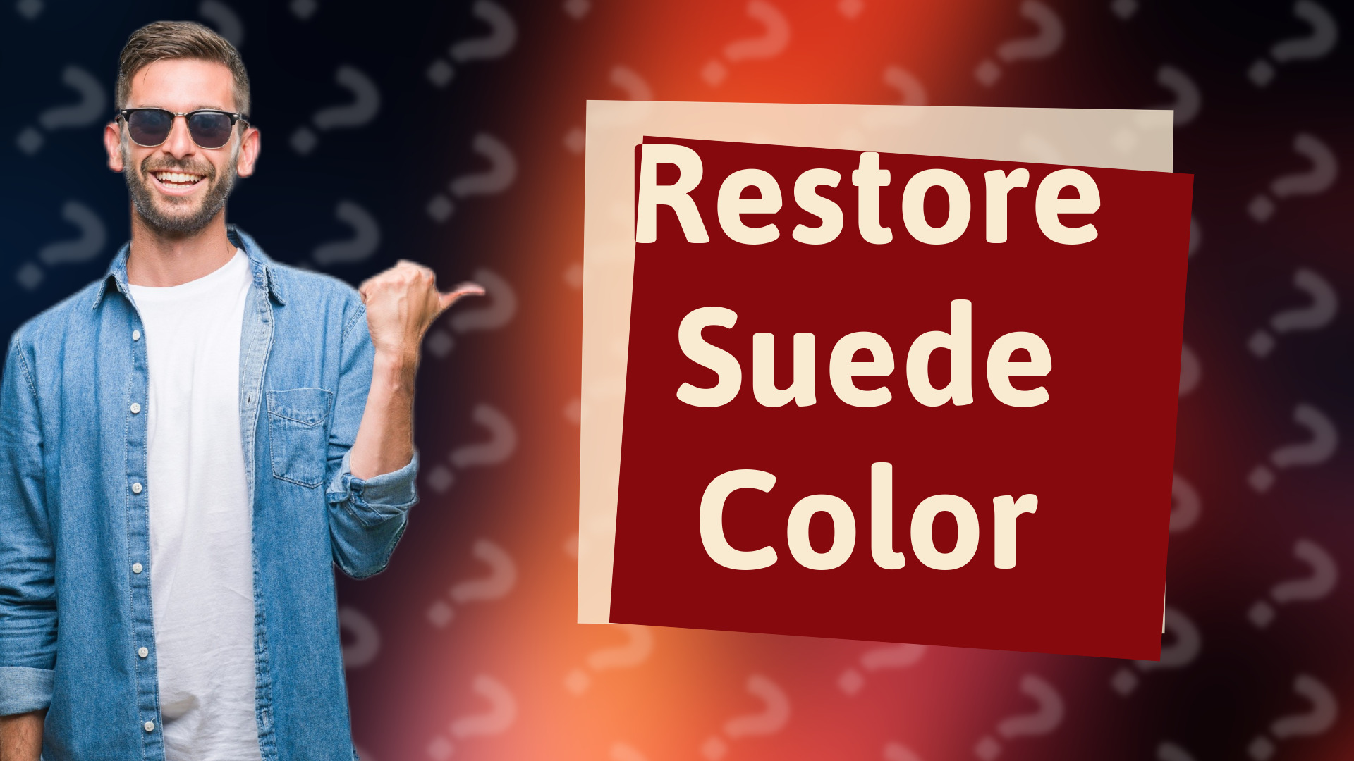 Restore Suede Color