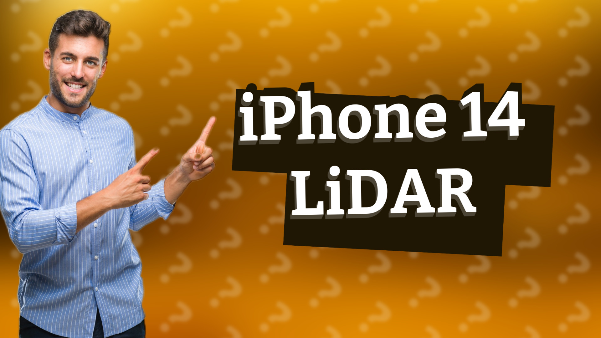 iPhone 14 LiDAR