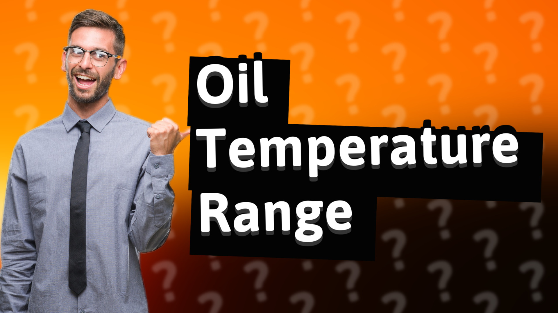 Oil Temperature Range