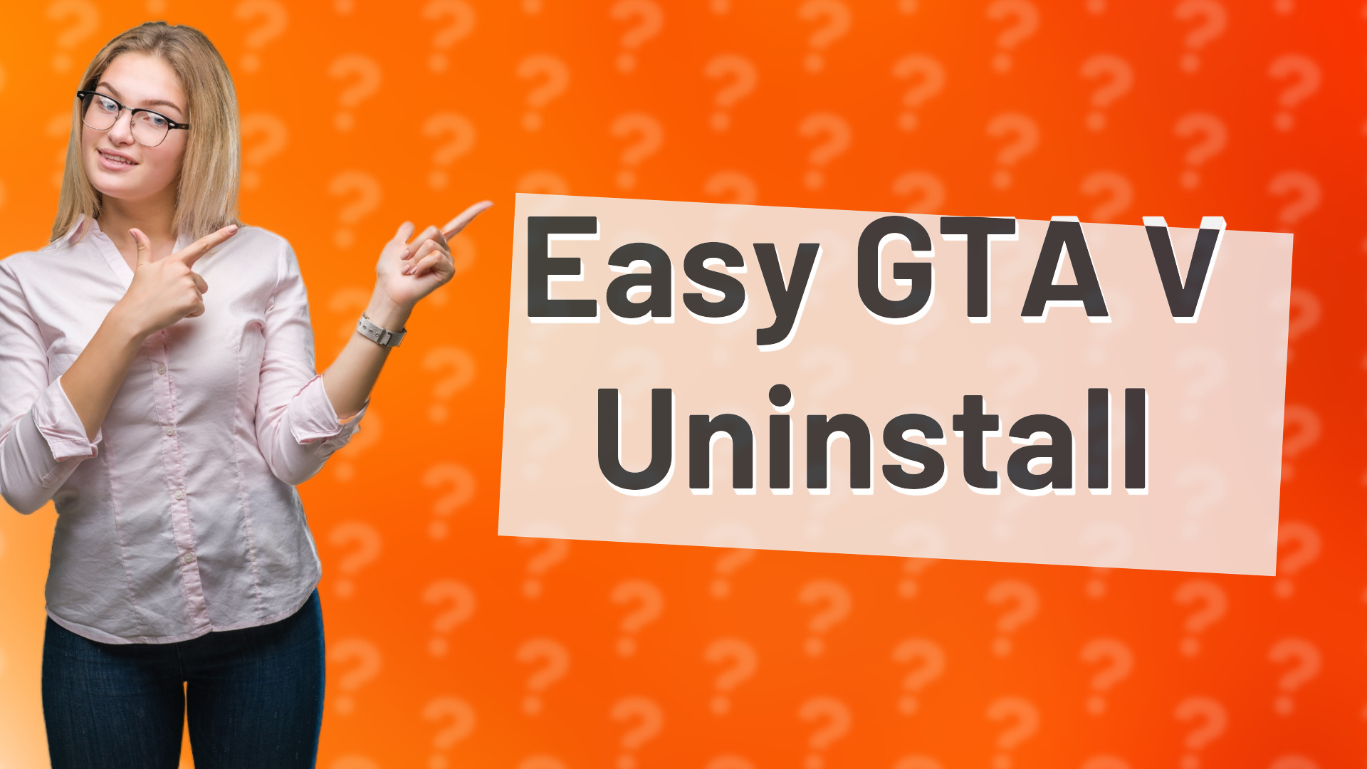 Easy GTA V Uninstall