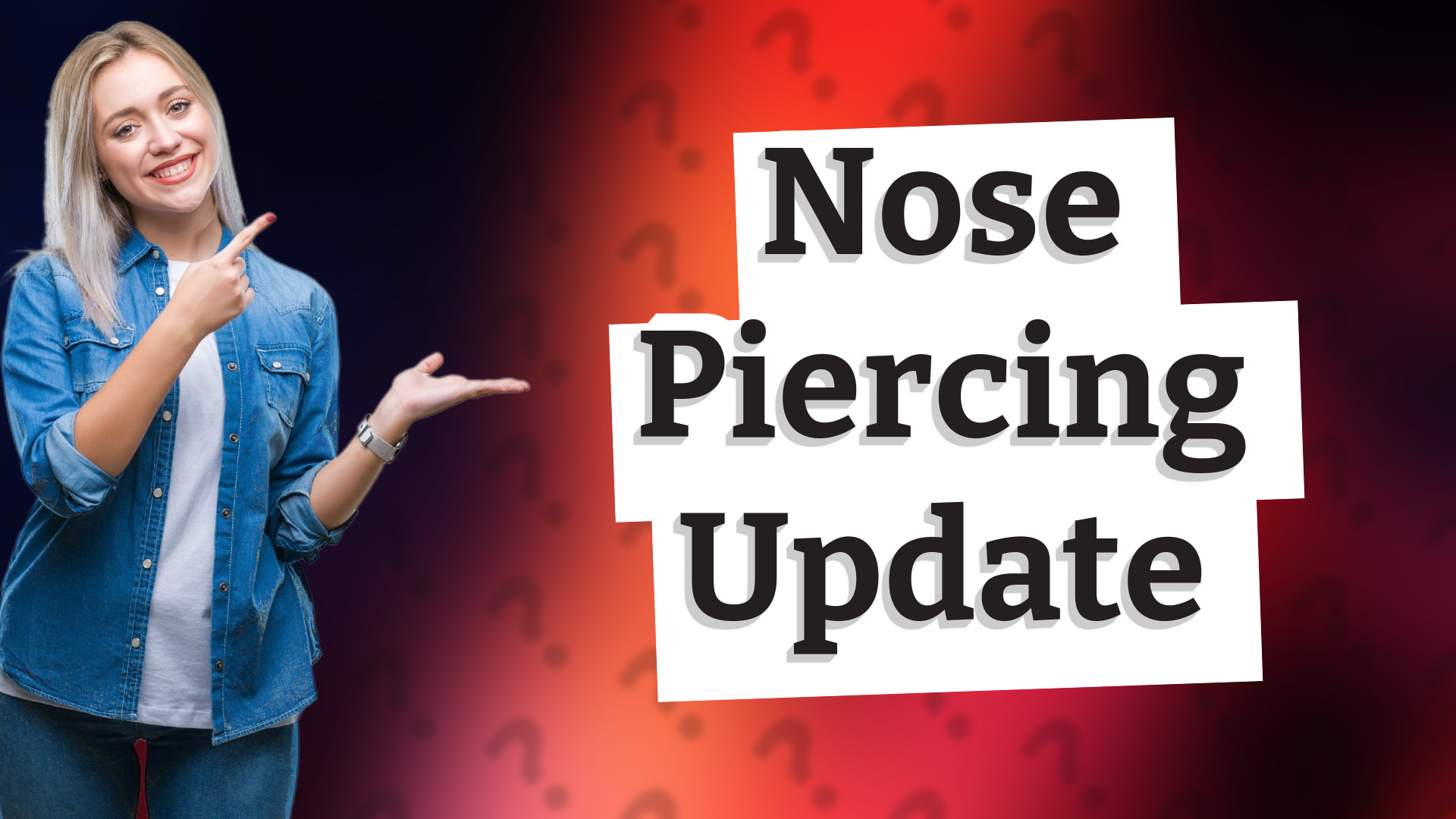 Nose Piercing Update