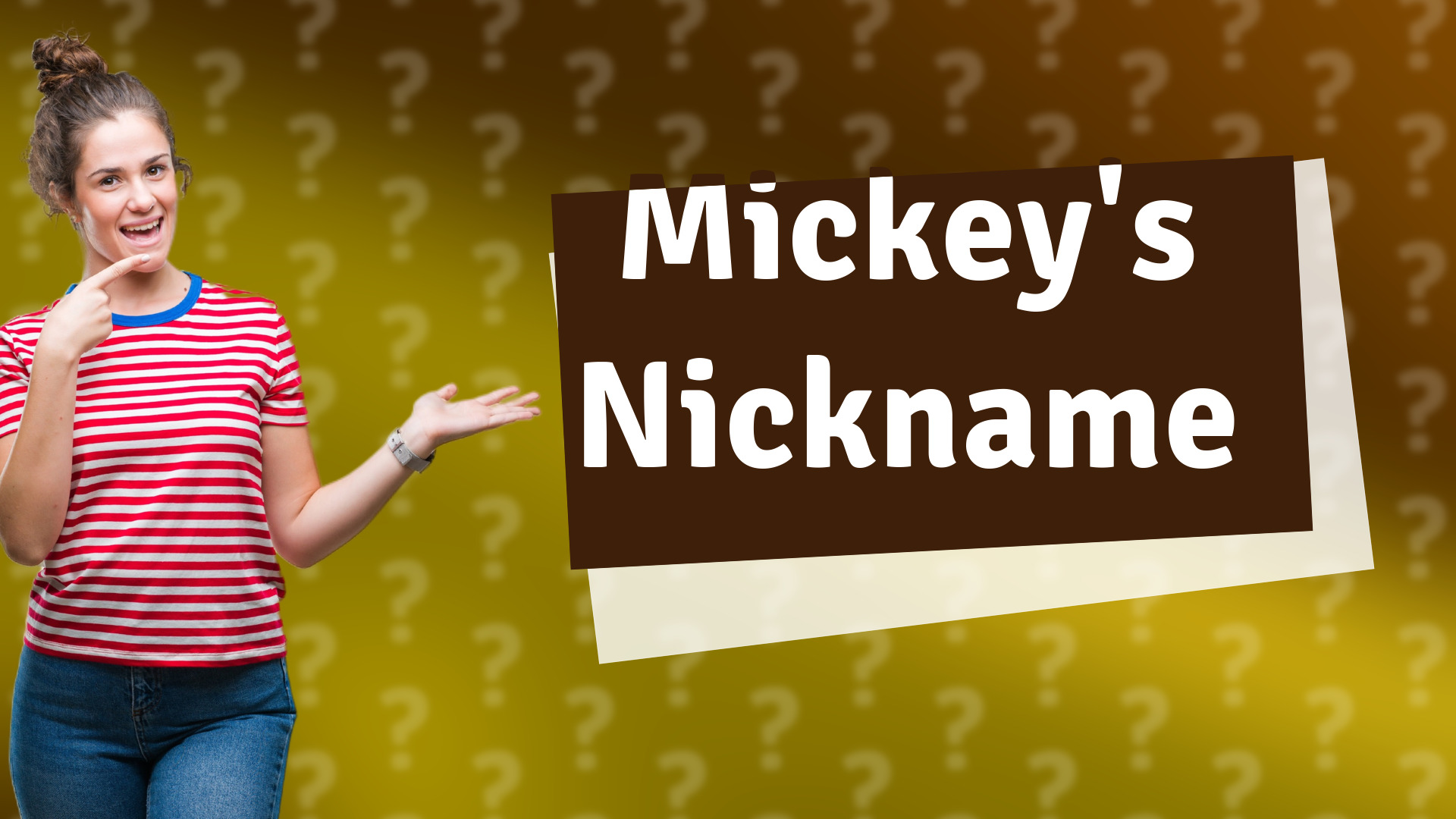 Mickey's Nickname