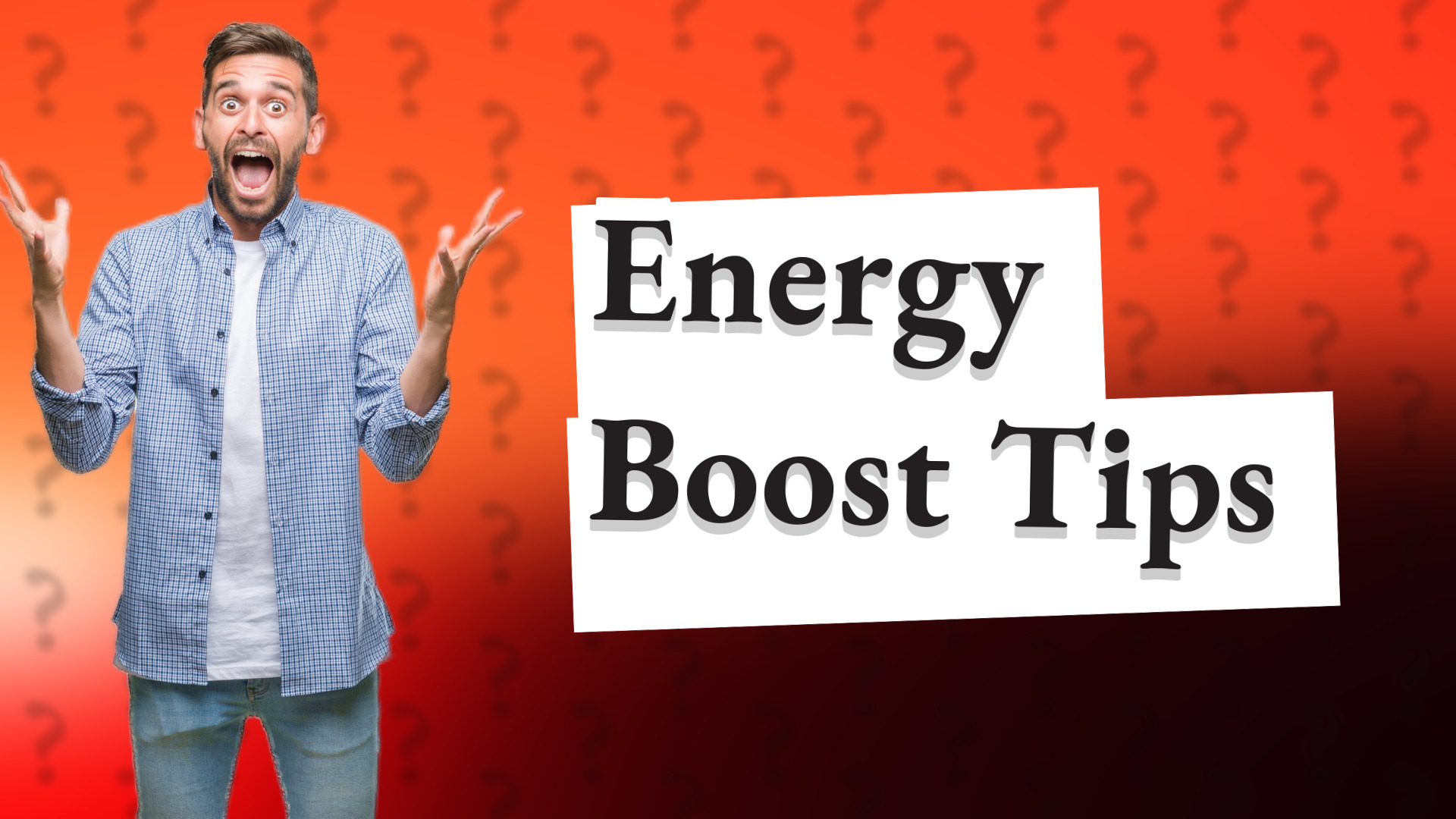 Energy Boost Tips