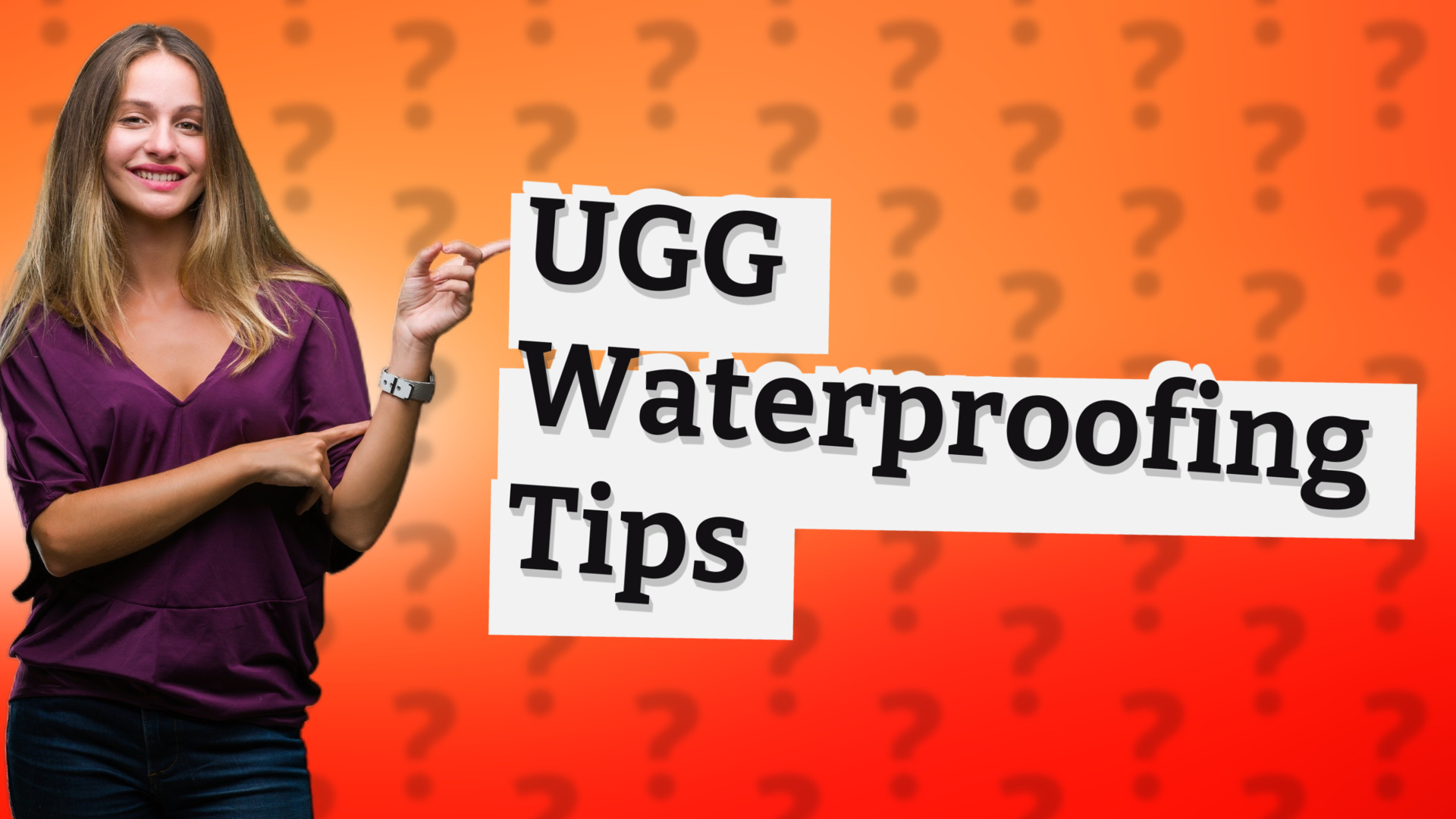 UGG Waterproofing Tips