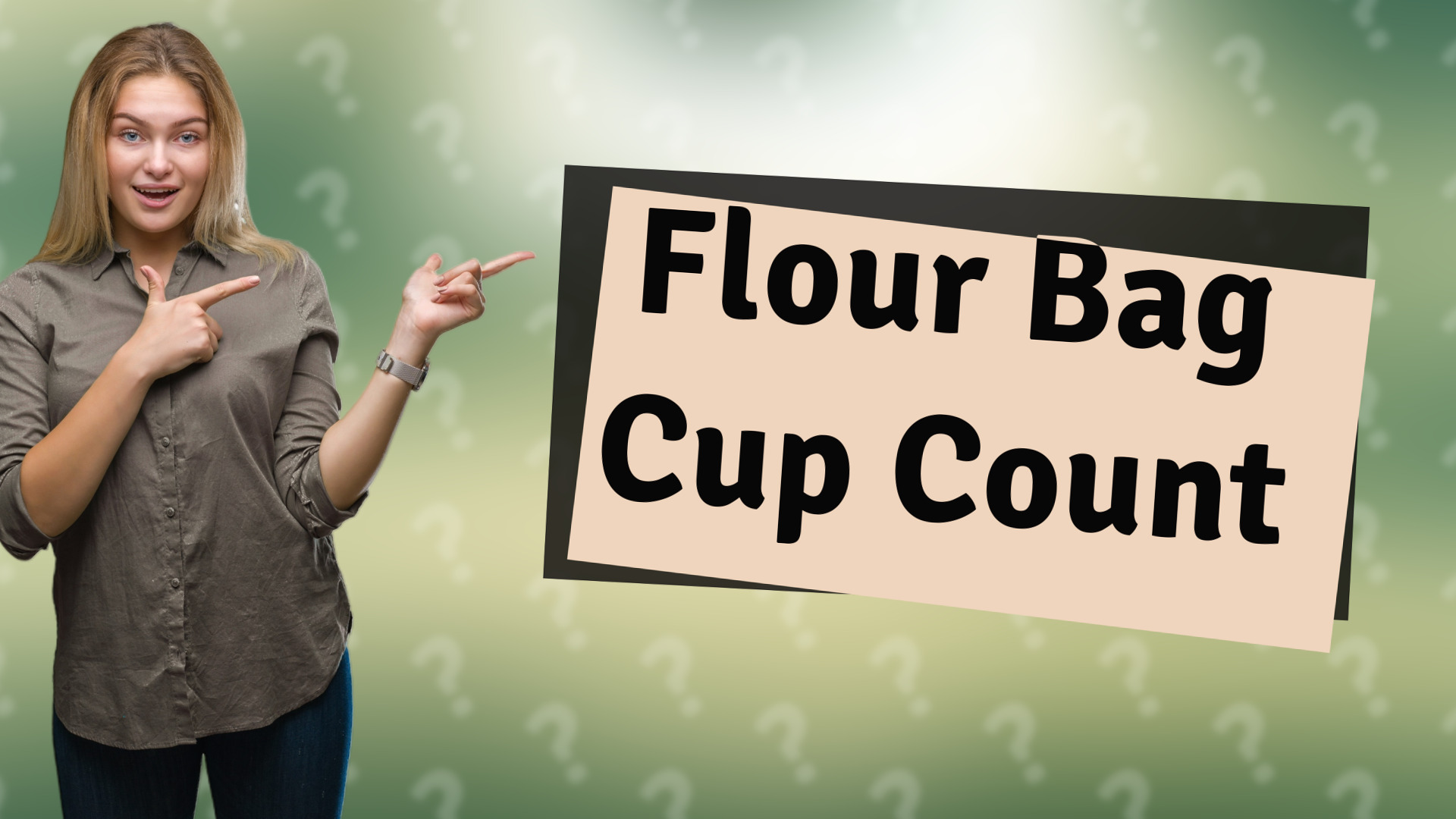 Flour Bag Cup Count