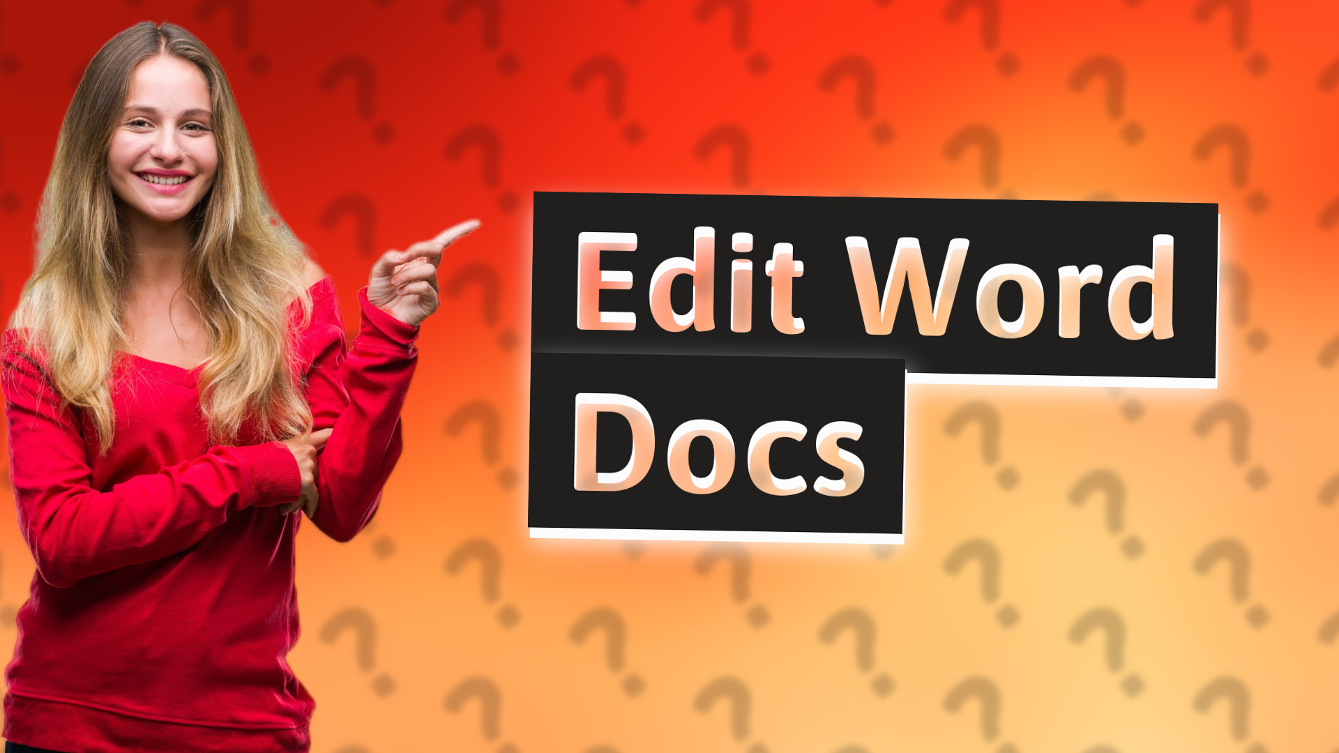 Edit Word Docs