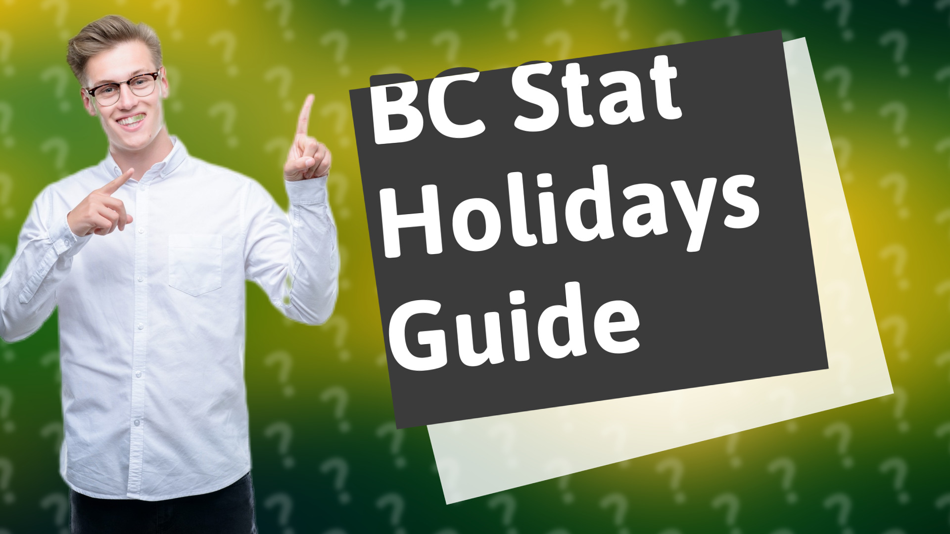 BC Stat Holidays Guide