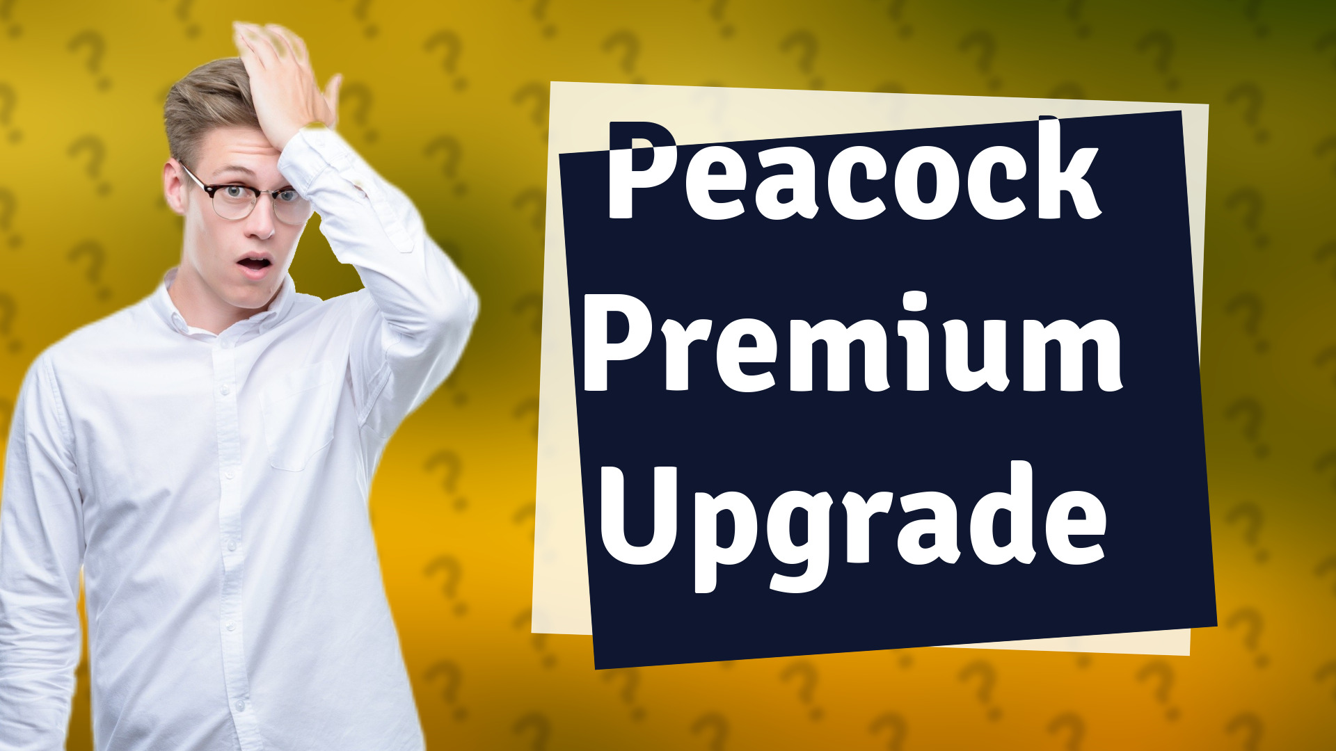 Peacock Premium Upgrade