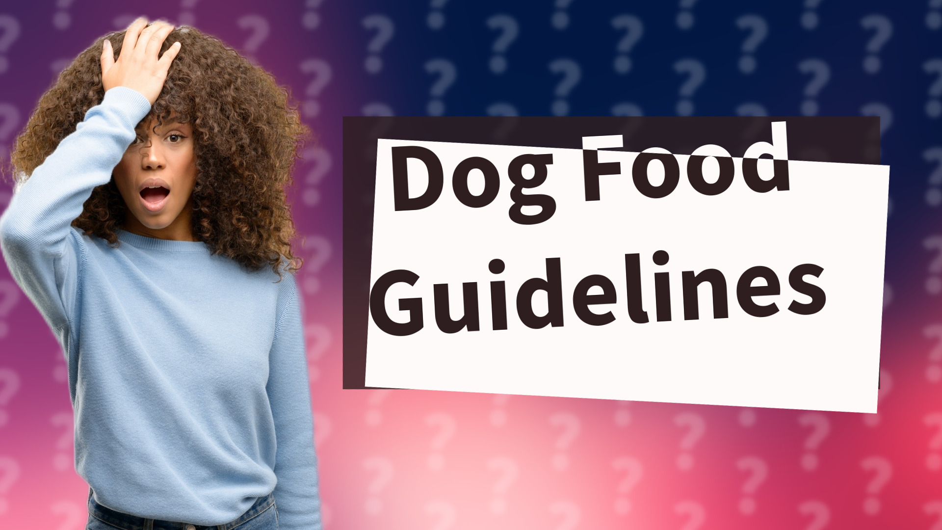 Dog Food Guidelines