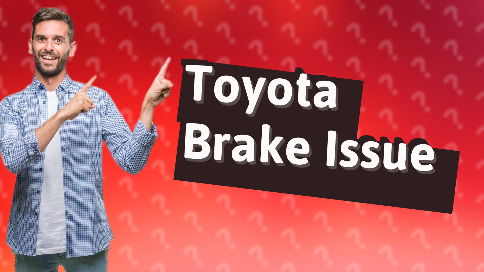 Toyota Brake Issue