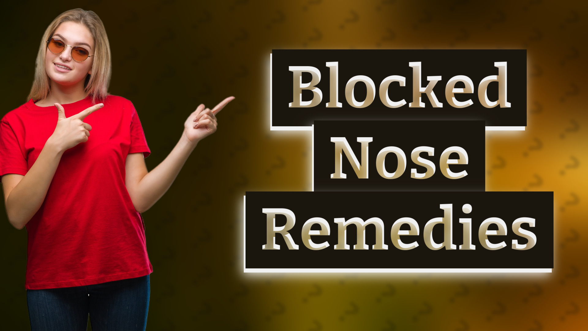 Blocked Nose Remedies