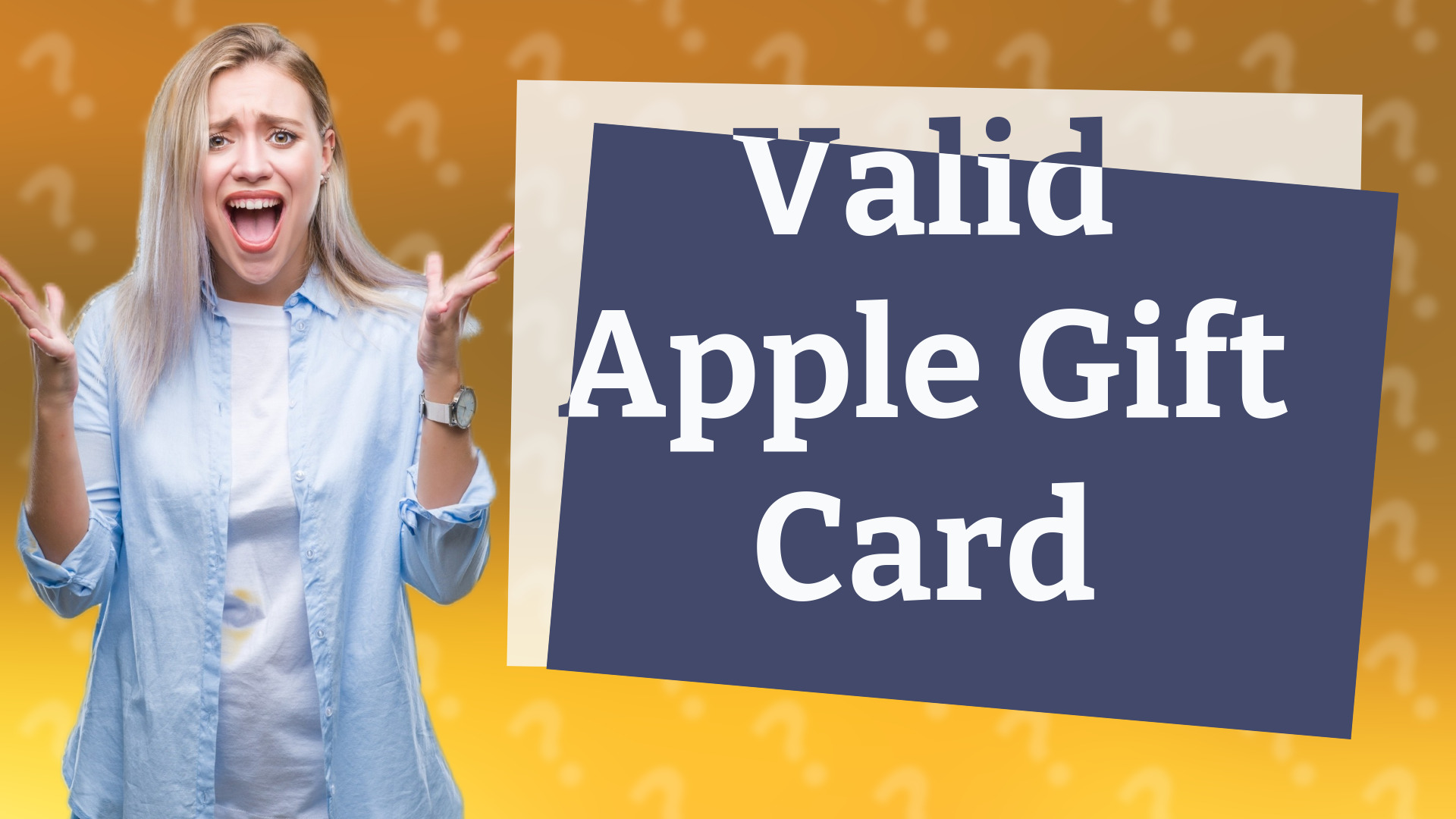 Valid Apple Gift Card